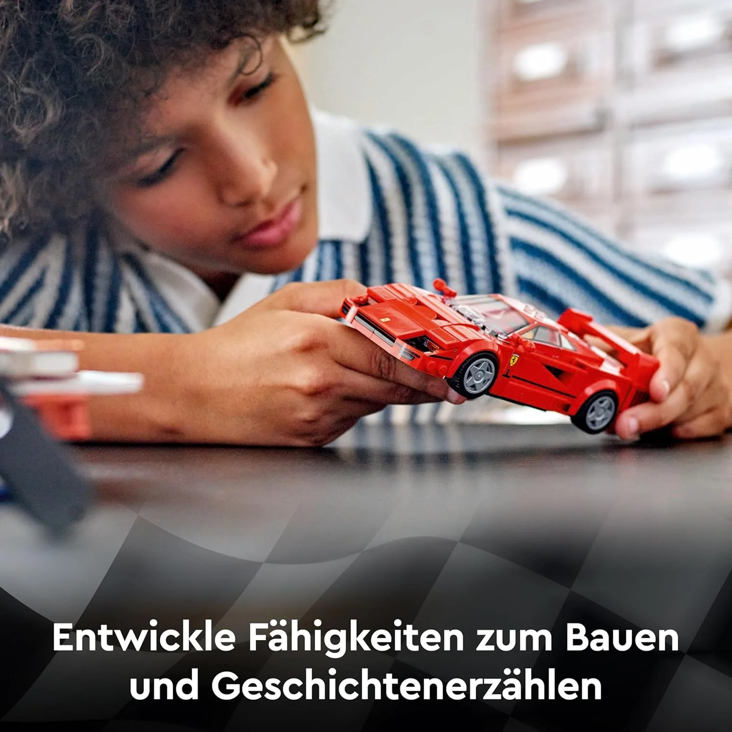 LEGO Speed Champions Ferrari F40 Supersportwagen, Spielset mit baubarem Spielzeugauto und Fahrer-Min - Image 5