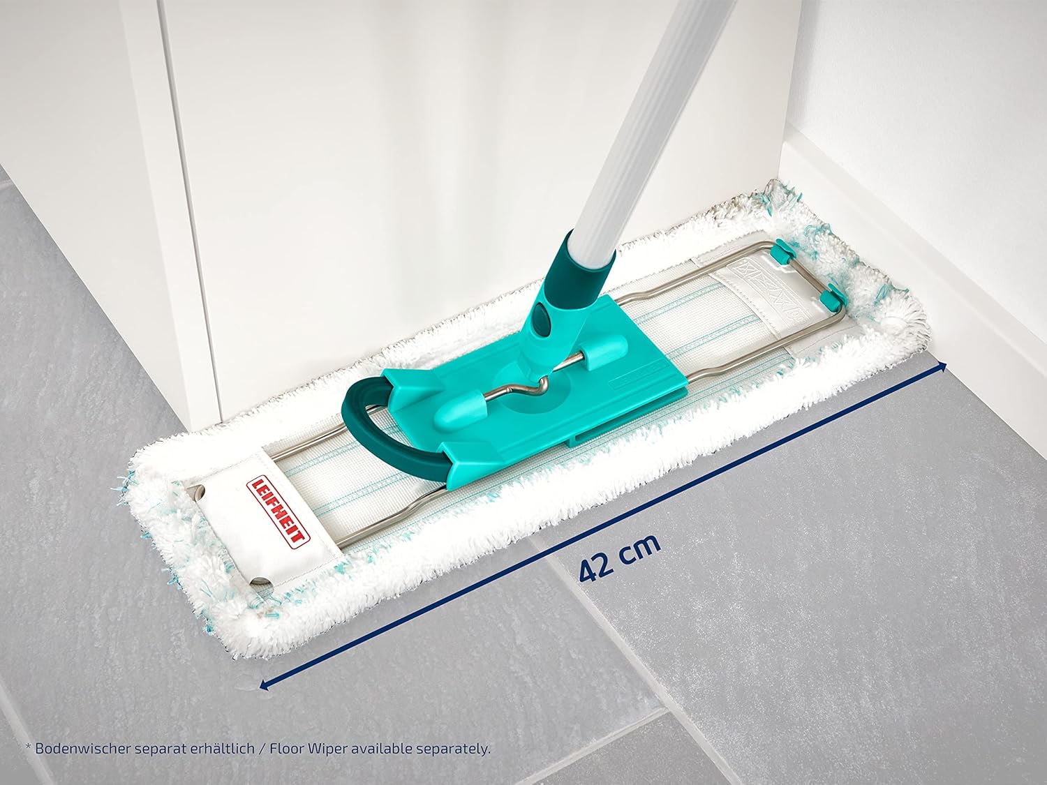 Leifheit 3er Set Wischbezug Profi XL, für Trocken- und Nassreinigung, waschbare Bodenwischer Bezüge - Image 7