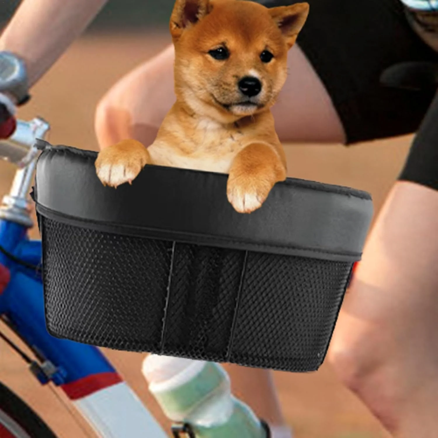 Lenkerkorb für Hunde, Fahrrad-Haustierkorb - Fahrrad-Lenkerkorb für Hunde - Abnehmbarer Korb, zusamm - Image 7