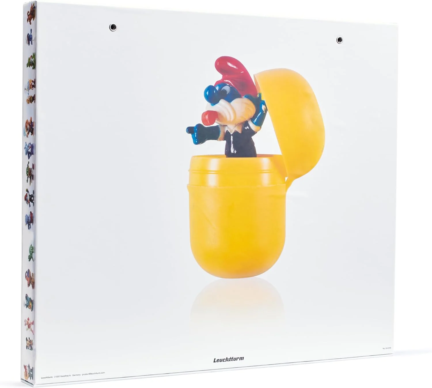 Leuchtturm 344050 Sammelbox Surprise, 60 Fächer mit 50 x 36 x 33 mm, für Ü-Ei-Figuren - Karton bunt - Image 4
