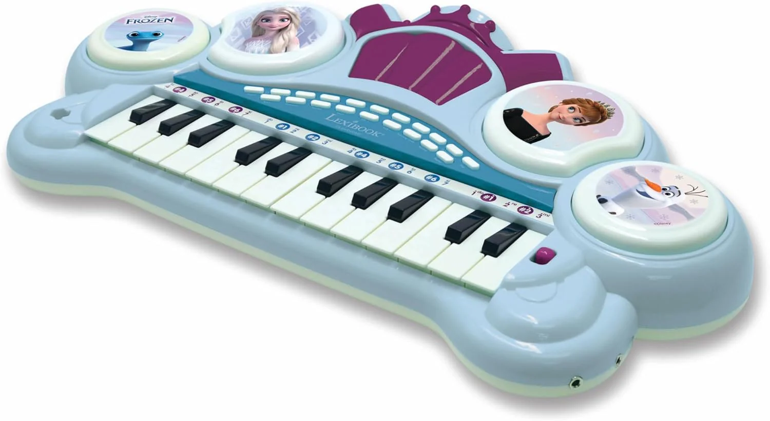 Lexibook, Die Eiskönigin, Elektronisches Keyboard mit Sitz, Mikrofon, MP3-Player, Soundeffekten, Dem - Image 6