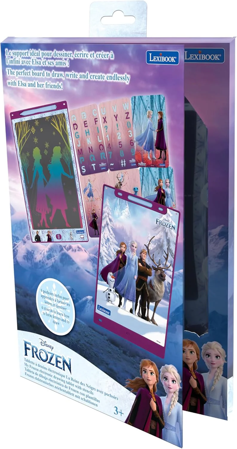 Lexibook, Frozen Magic Slate, Kunst- und Bastelspielzeug für Mädchen und Jungen, A4-Format mit mehrf - Image 5