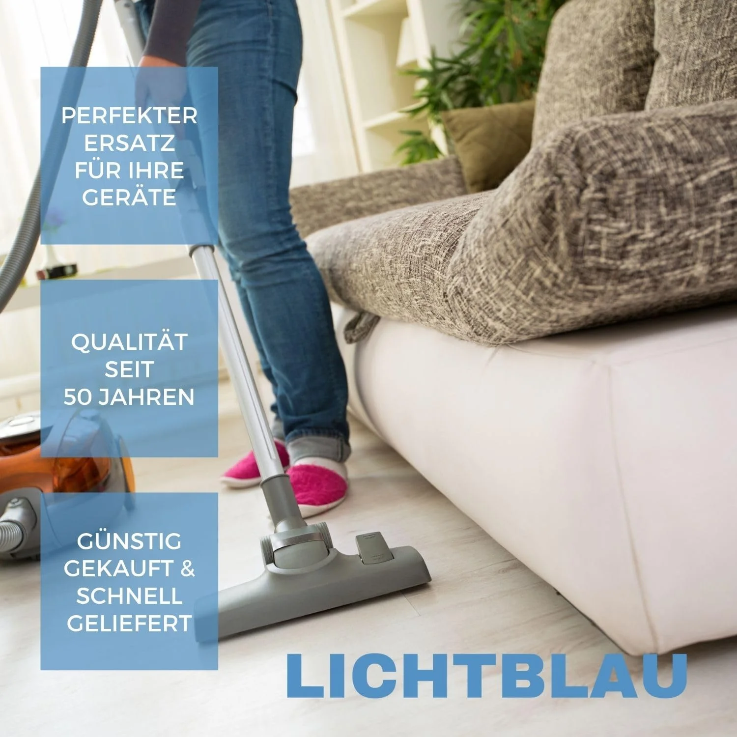 LICHTBLAU Universal Bodendüse für alle Miele Staubsauger umschaltbar 35mm 7253830 10367830 SBD285-3 - Image 5