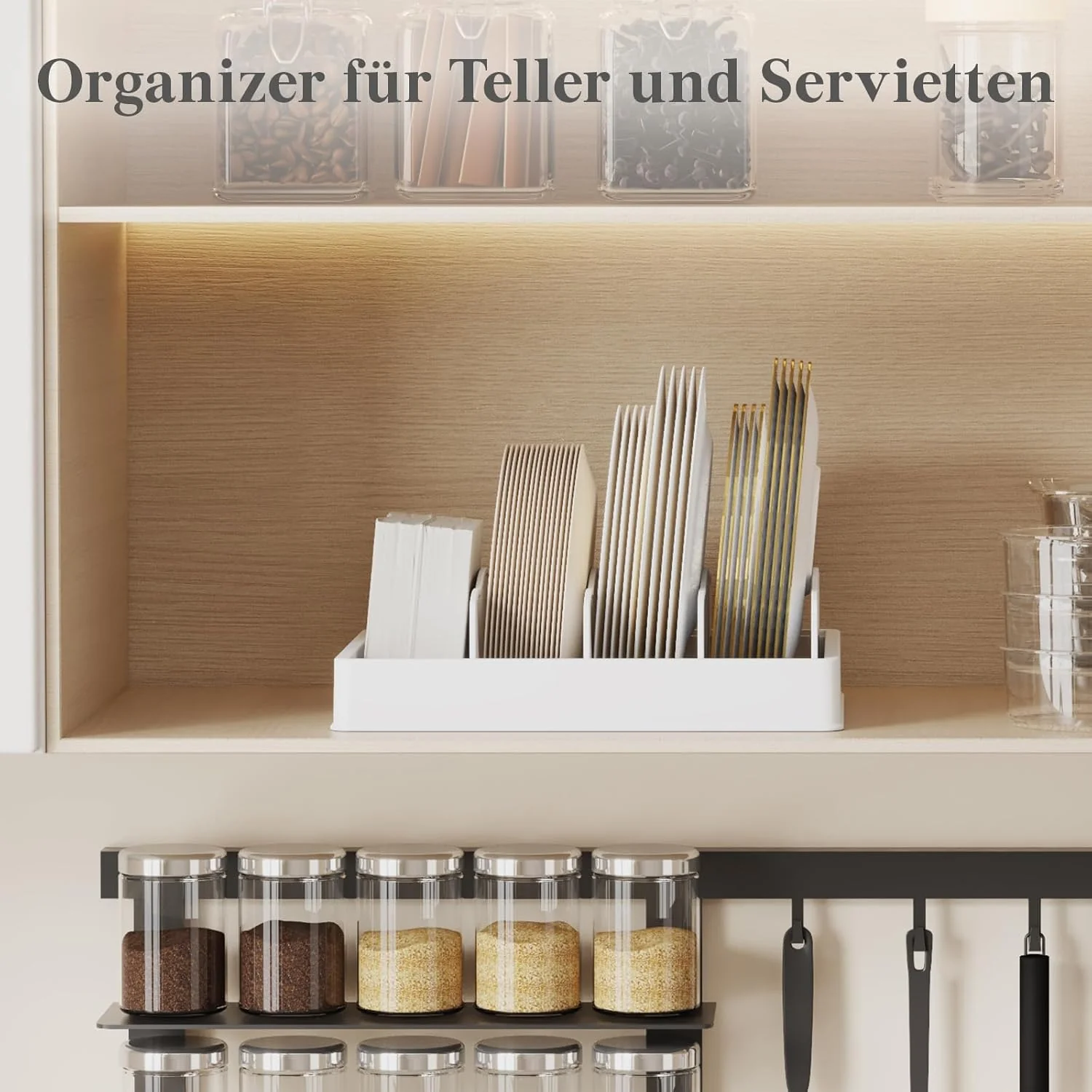 Lifewit Topfdeckel Frischhaltebox Lagerung, 1 Stück Lunchbox Deckel Aufbewahrung Organizer Küche Top - Image 6