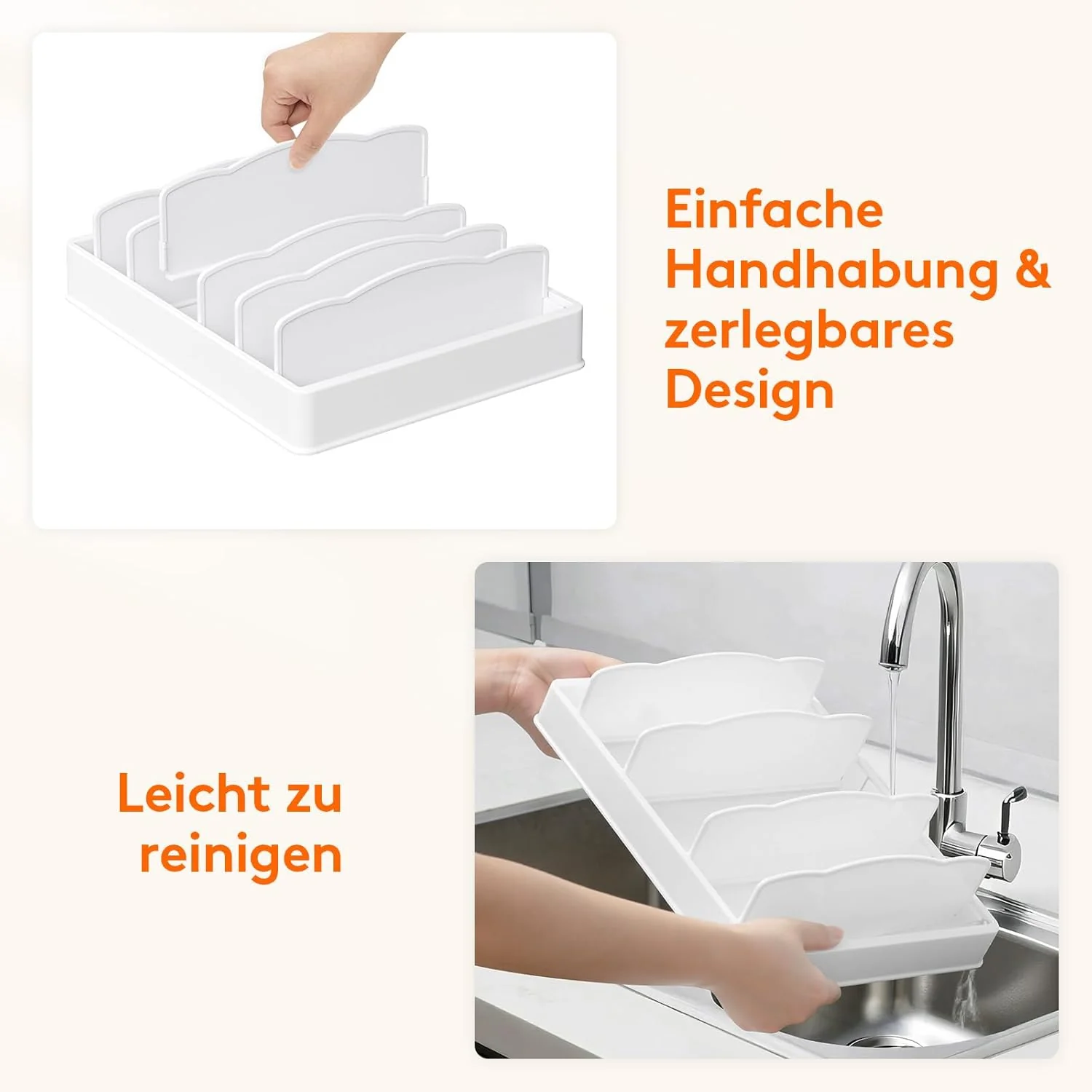 Lifewit Topfdeckel Frischhaltebox Lagerung, 1 Stück Lunchbox Deckel Aufbewahrung Organizer Küche Top - Image 7