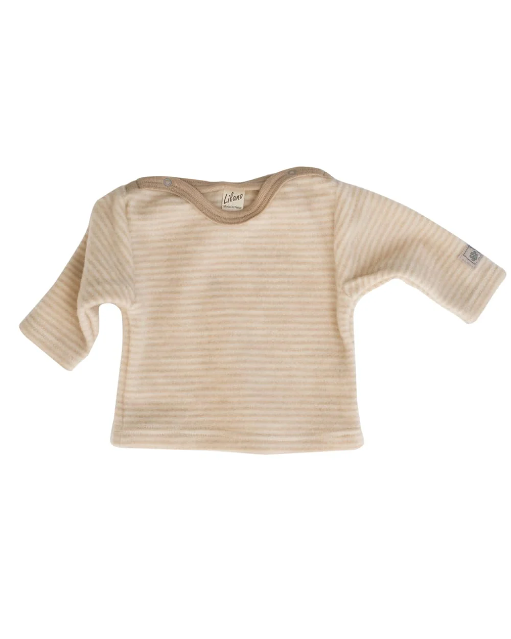 Lilano, Merino Baby Pullover Flausch, 100% Wolle (kbT) 62 Sand / Natur, 62 Sand / Natur