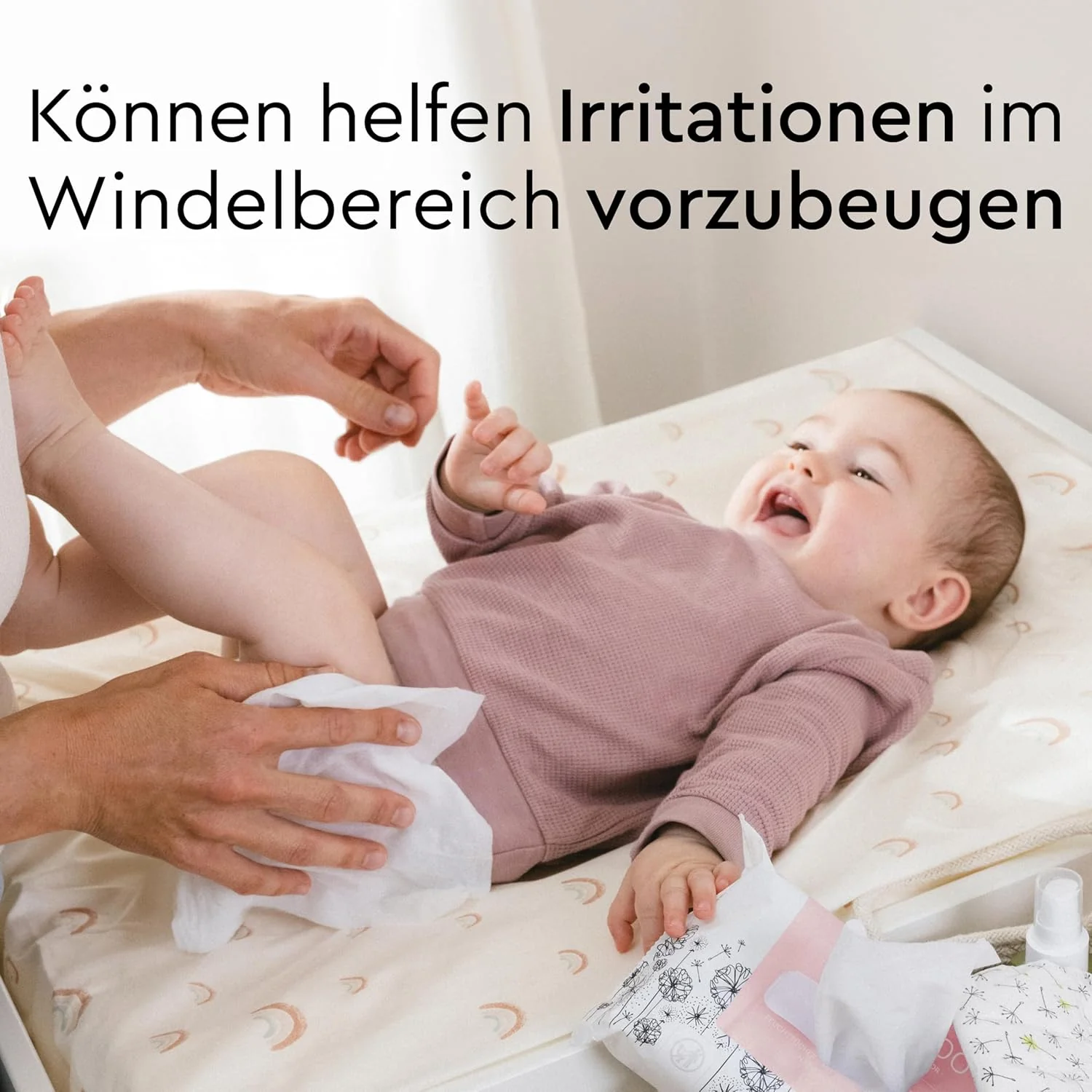 LILLYDOO Feuchttücher mit Präbiotika, 900 Stück (15 x 60),zur Stärkung der natürlichen Hautbarriere, - Image 6