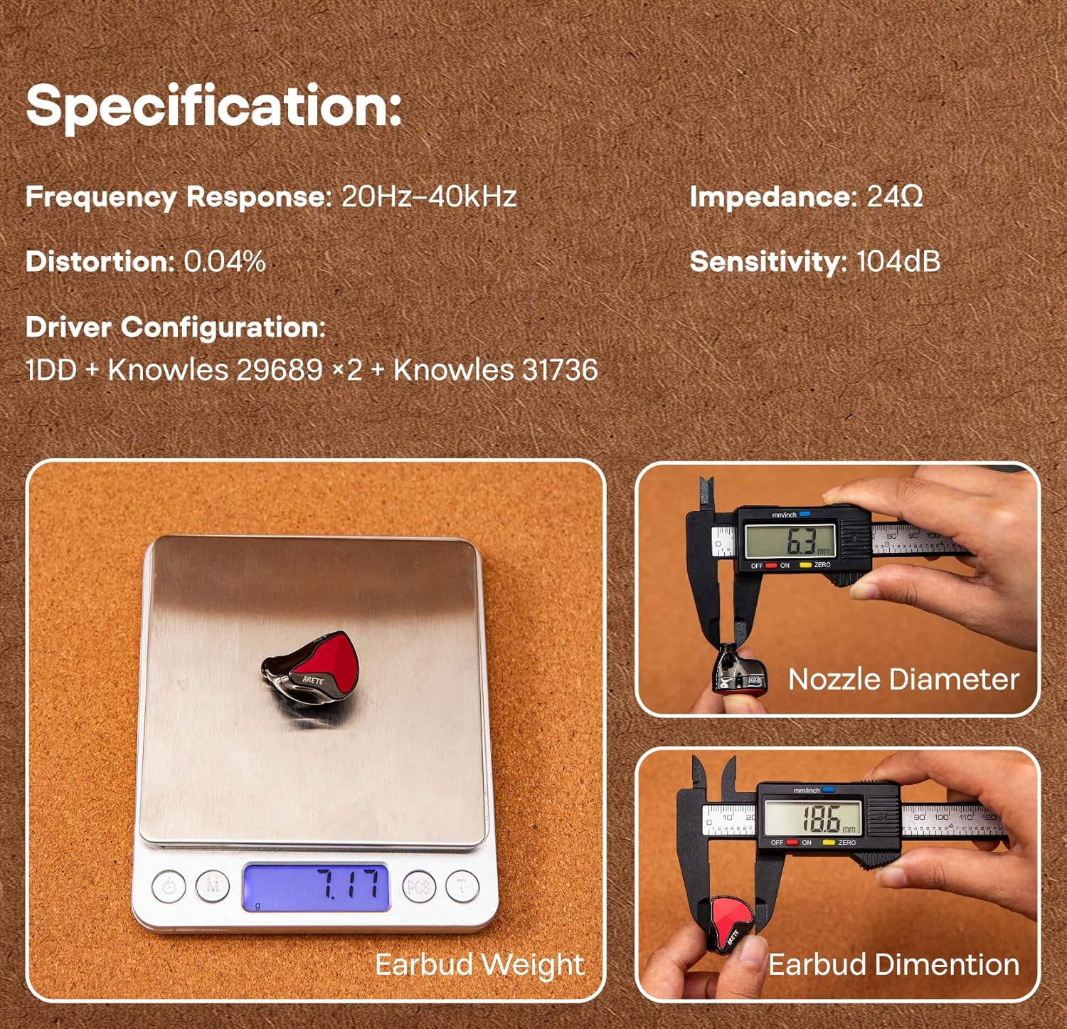 LINSOUL ZiiGaat x Fresh Reviews Arete II IEM,2nd Hybrid-In-Ear-Monitor mit 1DD+4BA,Kabelgebundene Hi - Image 8
