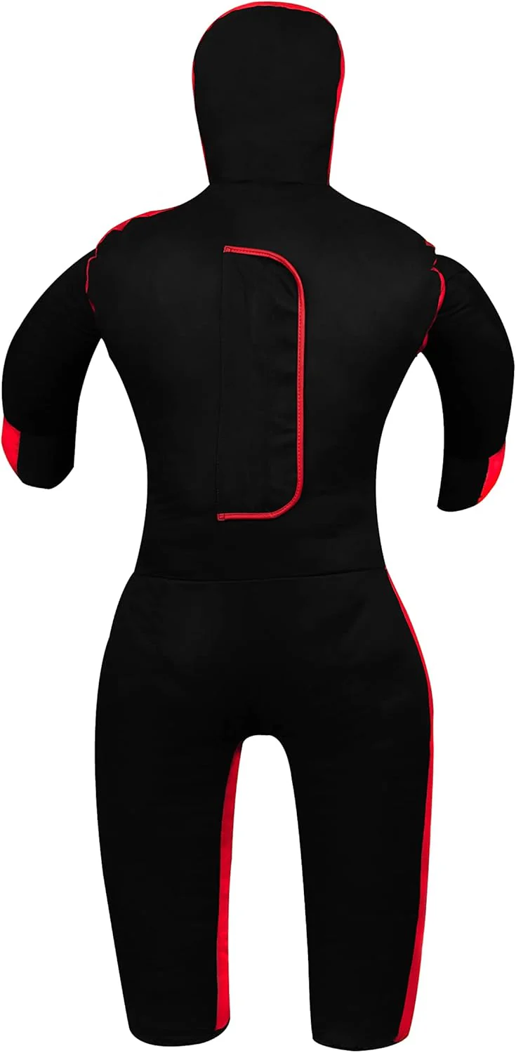 Lisaro Judo Dummy Schnuller Gr. 130/145/160/170cm | Box-Dummies | Canvac | schwarz-rot | UNGEFÜLLT | - Image 4