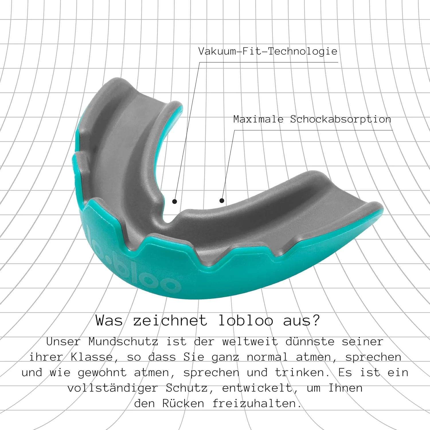 lobloo PRO-FIT, Zum Patent Angemeldeter, Professioneller Abdruckloser Dual-density-zahnschutz Kampfs - Image 4
