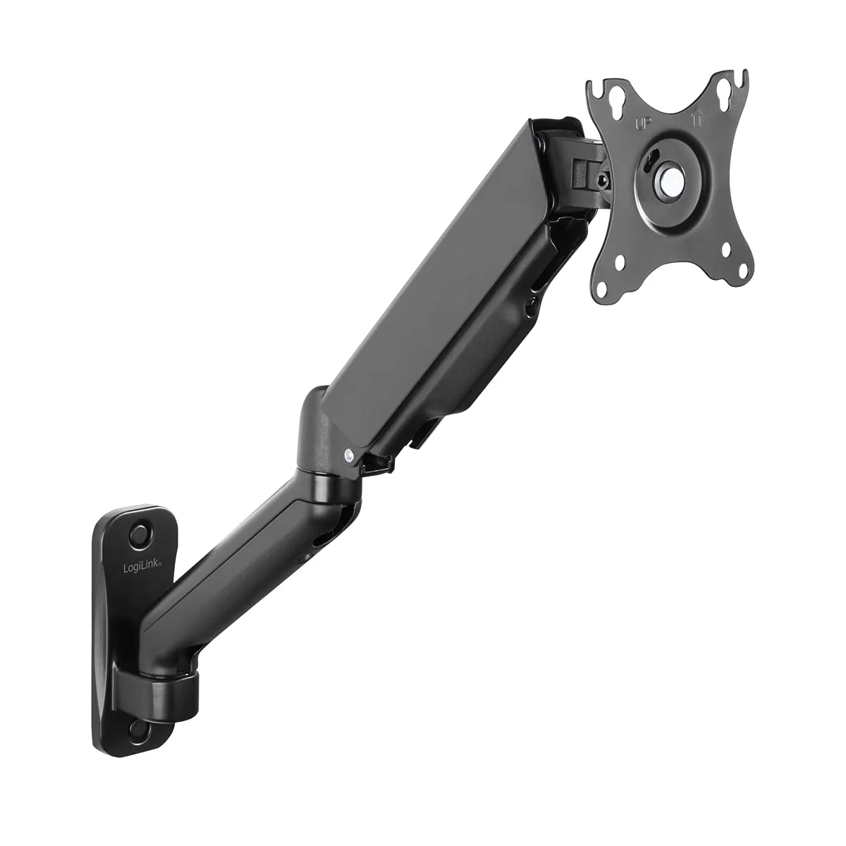 LogiLink BP0145 - Monitorwandhalterung, 17–32", Gasdruckfeder, 90–540 mm, Schwarz