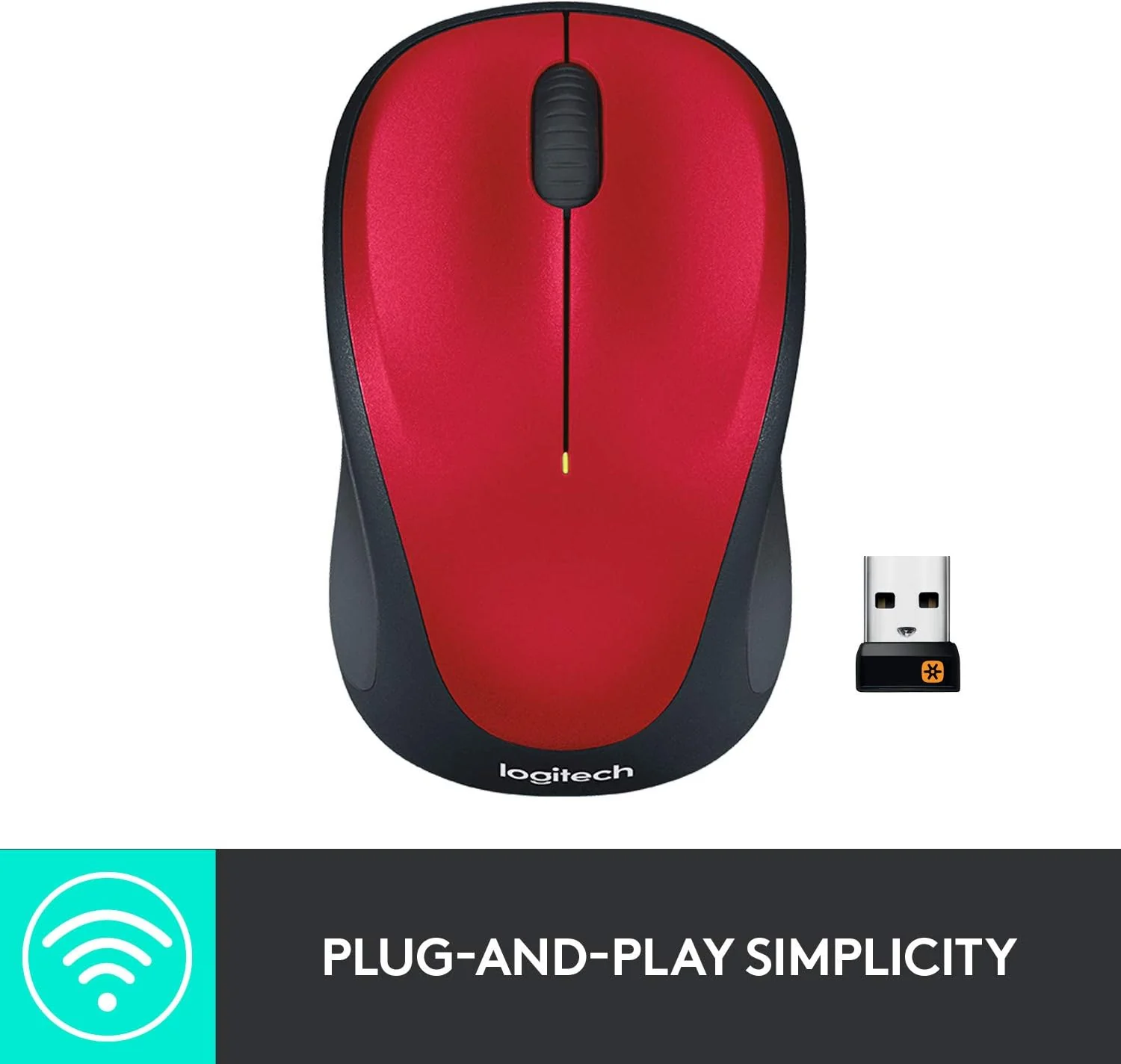 Logitech M235 Kabellose Maus, 2,4 GHz mit USB-Empfänger, 1000 DPI Optical Tracking, 12 Monatige Batt - Image 5