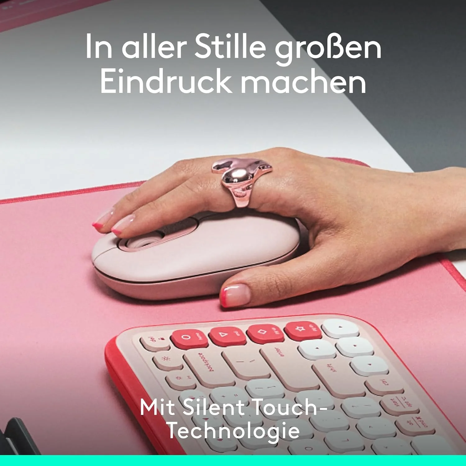 Logitech POP Mouse, kompakte und Mobile kabellose Bluetooth-Maus mit programmierbaren Tasten und lei - Image 5