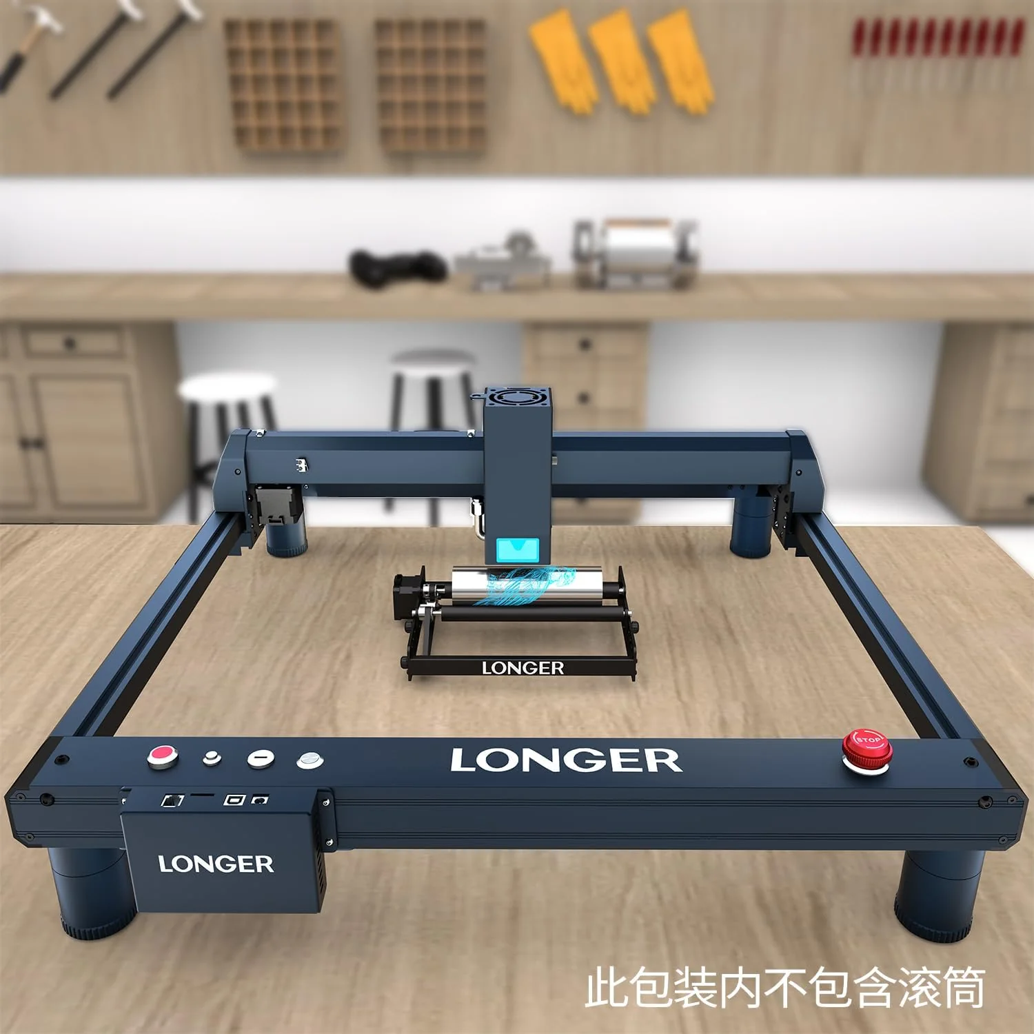 Longer 8Pcs Laser Engraver Raiser Laser B1 Engraving and Cutter Machine, Laser Engraving Machine Ris - Image 3
