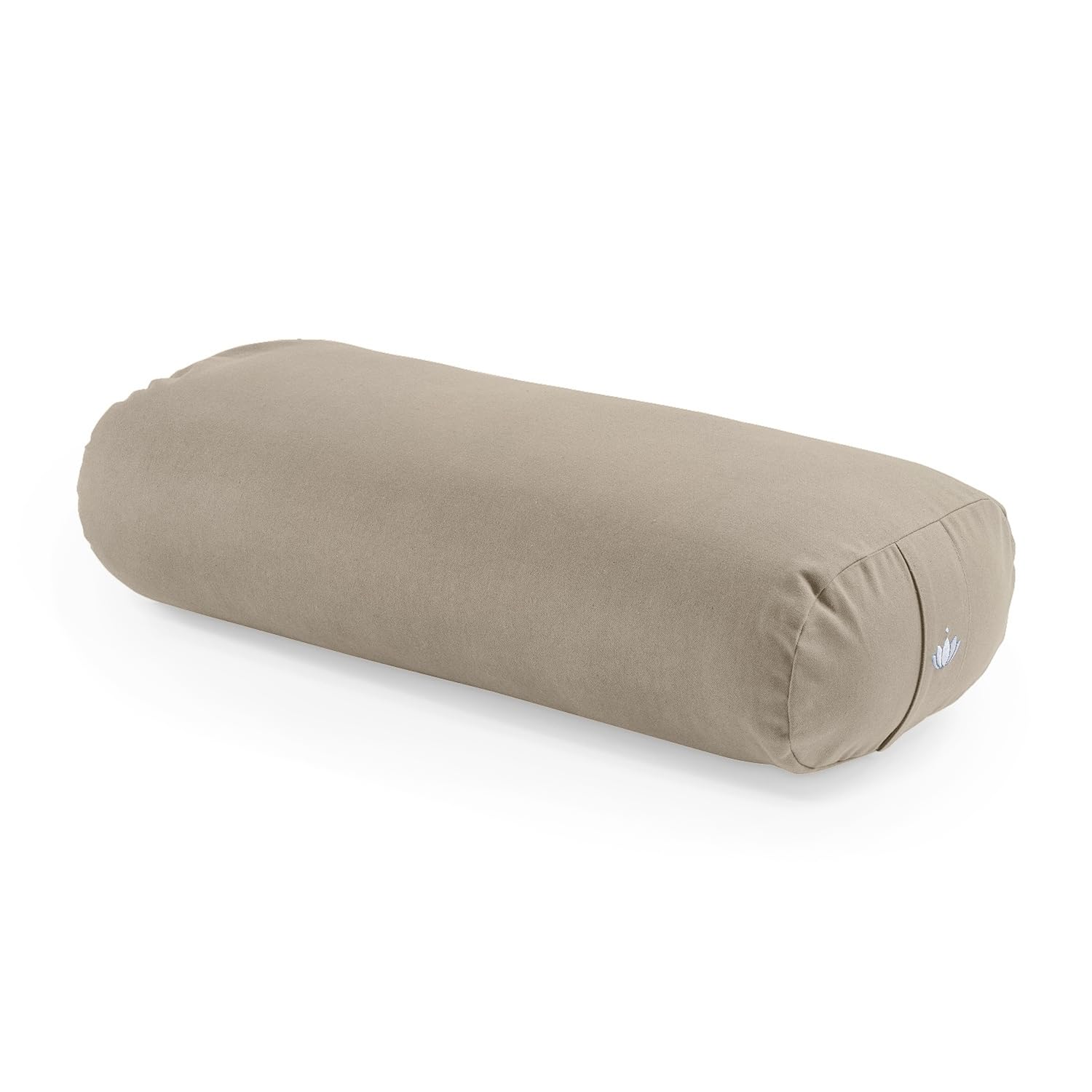 Lotuscrafts® Bolster Yoga Nackenrolle für Yin Yoga, 100% Kapok Füllung, Bezug aus Baumwolle waschbar