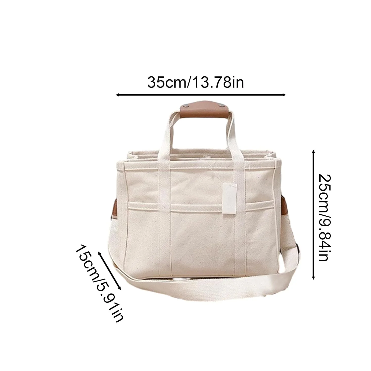 Luckxing Eimer-Tragetaschen | Handtaschen Baby Reisetasche Tragbare Laptoptasche,Windeltasche mit ve - Image 5