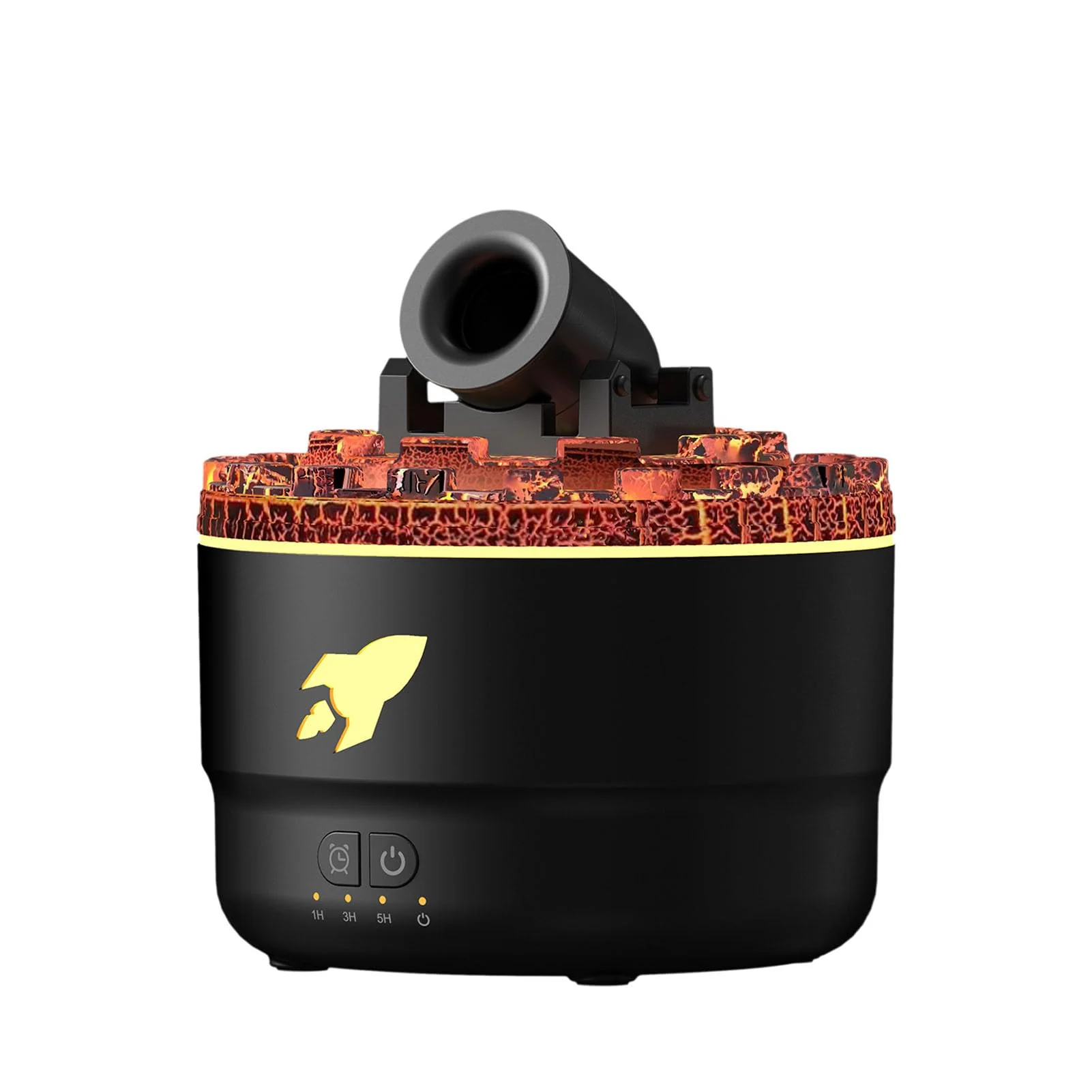Luftbefeuchter für Schlafzimmer, Vulkanfeuerflamme Aromatherapie Diffusor, 300 Ml Cooler Nebel -Luft
