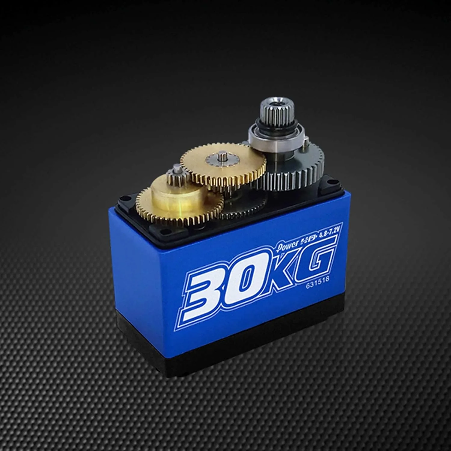 LW-30MG 30kg wasserdicht Kupfer/Aluminium Getriebe Teil-Metallgehäuse doppelt kugelgelagert Digital - Image 5