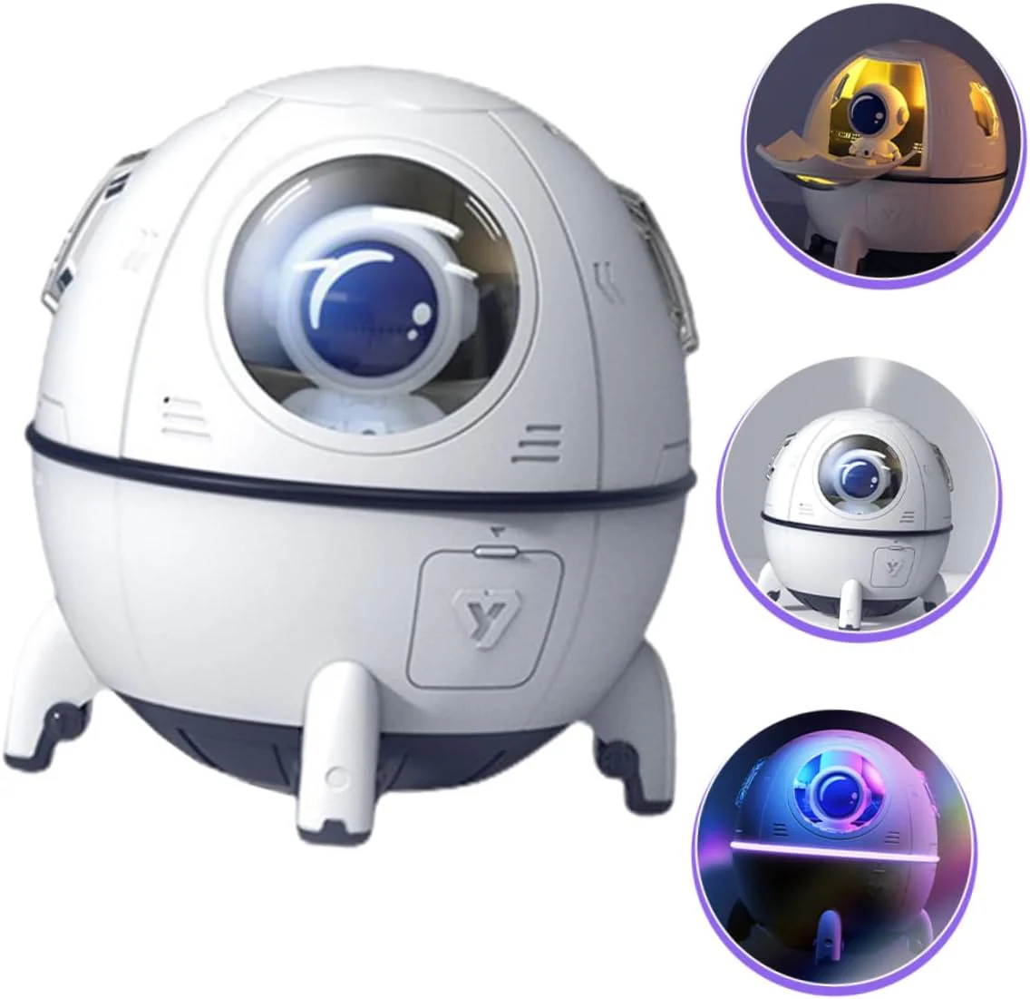 MAGICLULU Luftbefeuchter Mit Farbwechsel Led Licht Und Aromatherapie Diffusor Tragbarer Kleiner Luft - Image 4
