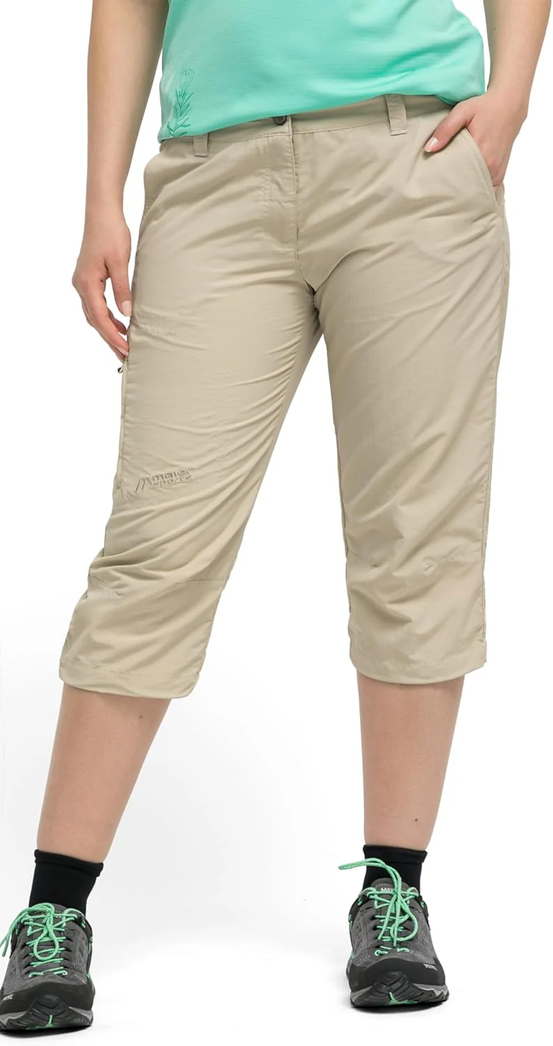 Maier Sports Damen Capri Capri Neckar, Beige - Image 5