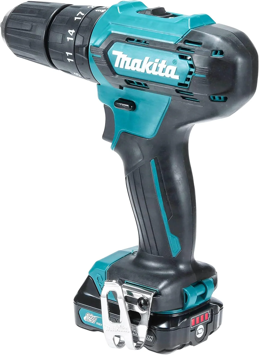 Makita HP333DSAX1 Akku-Schlagbohrschrauber 12V max. / 2,0 Ah, 2 Akkus + Ladegerät in Transportkoffer - Image 5
