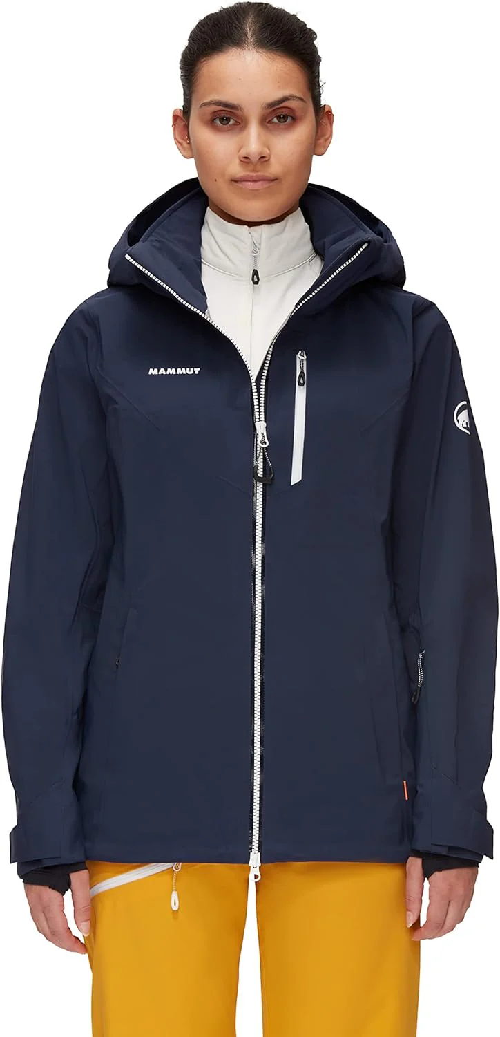 Mammut Damen Stoney Hardshelljacke mit Kapuze, marine/white - Image 3
