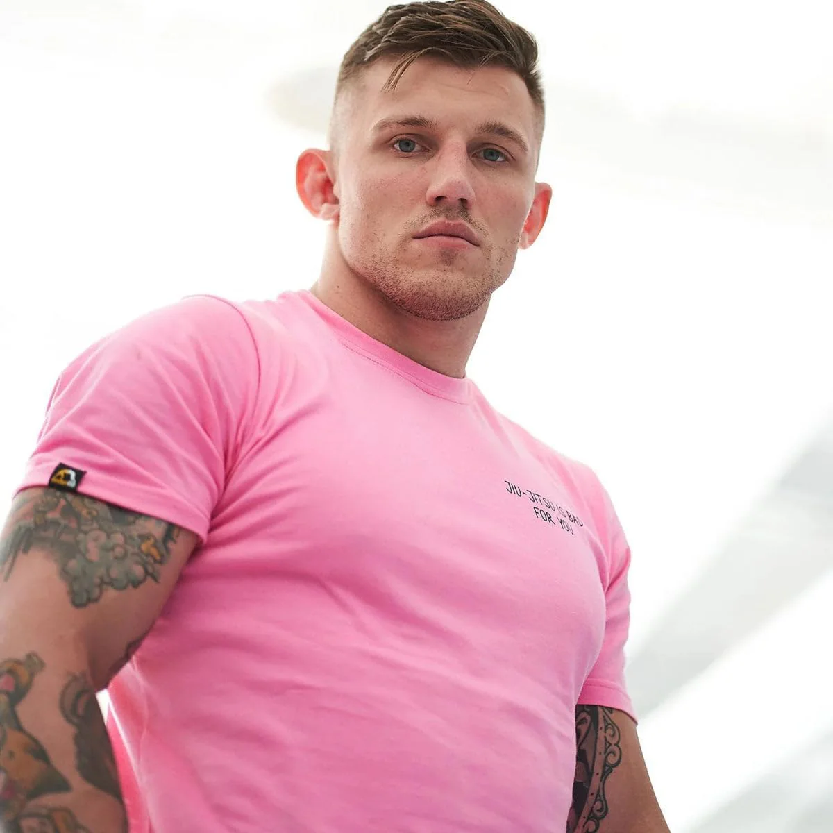 MANTO x KTOF Balaclava T-Shirt Pink, S - Image 8