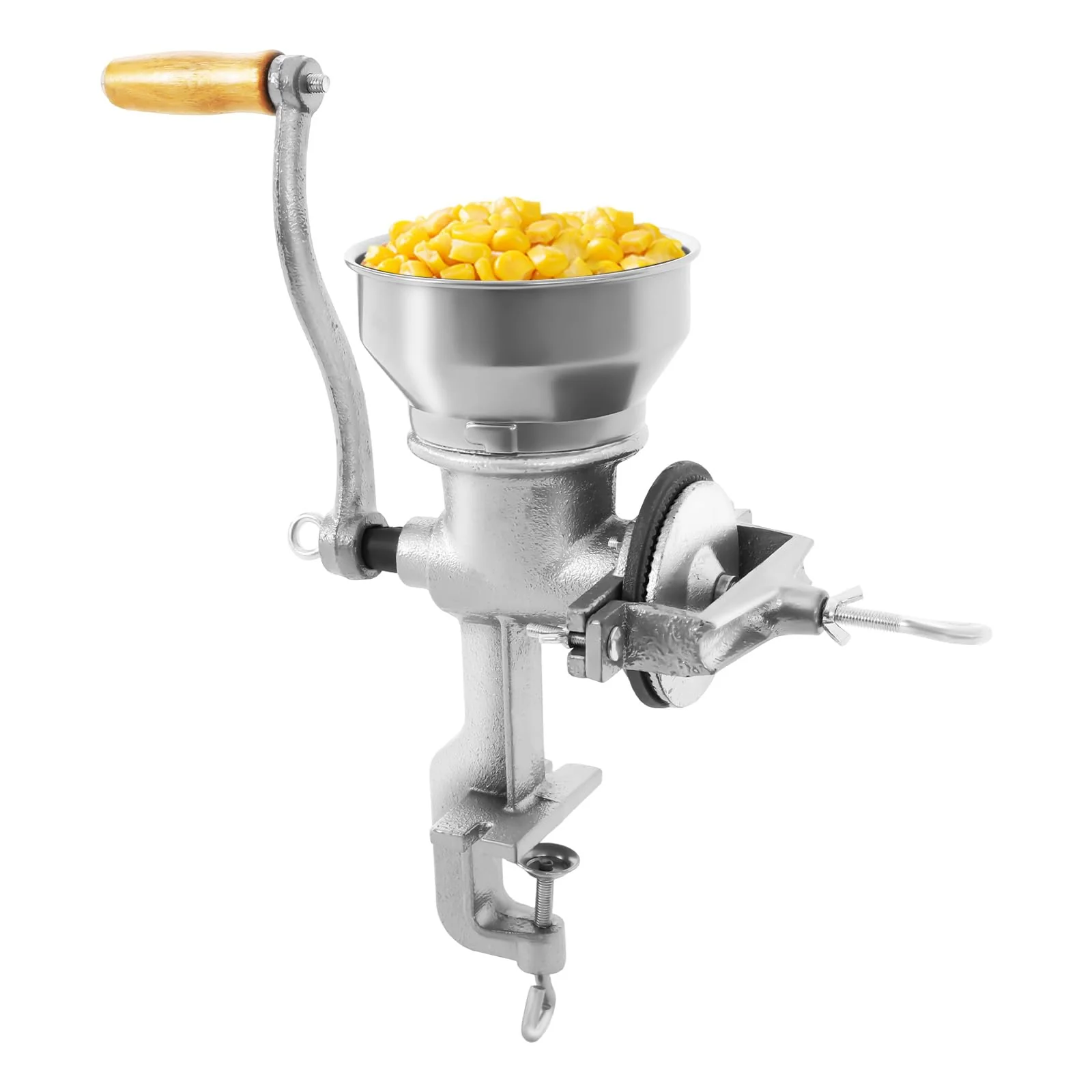 Manuelle Getreidemühle, Getreidemühle Kaffemühle Nussmühle, Einstellbare Grobheit Handschrotmühle, E
