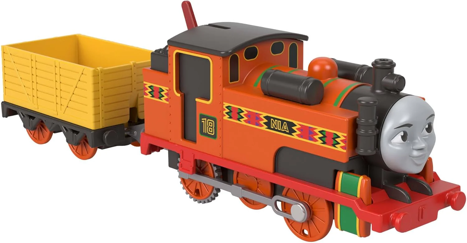 Mattel Thomas & Friends, batteriebetriebene Spielzeuglok, Klassische, batteriebetriebene Nia-Lok und - Image 5