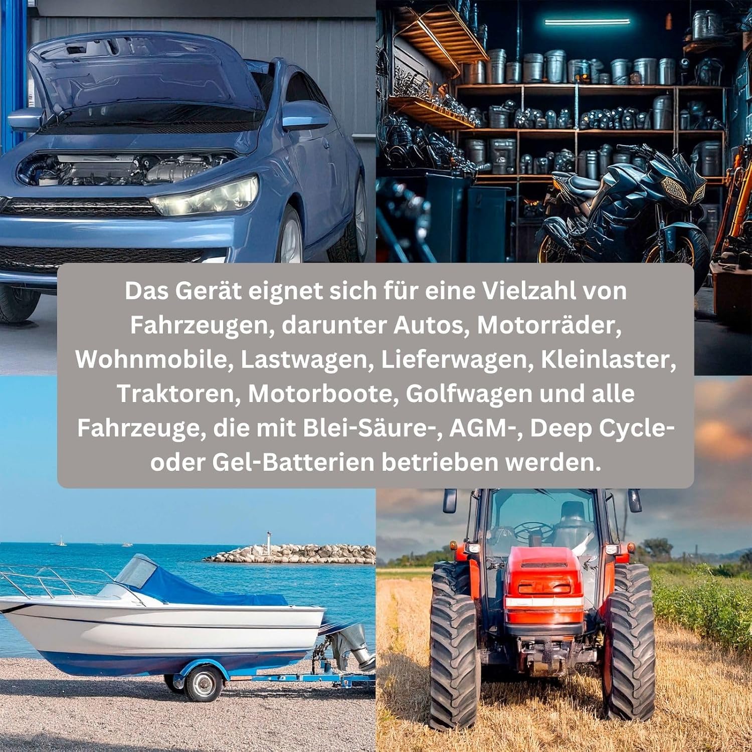 MAUK® Batterieladegerät Kfz Ladegerät Batteriestarter Jump Starter Auto Jumpstarter Auto Batterie St - Image 5