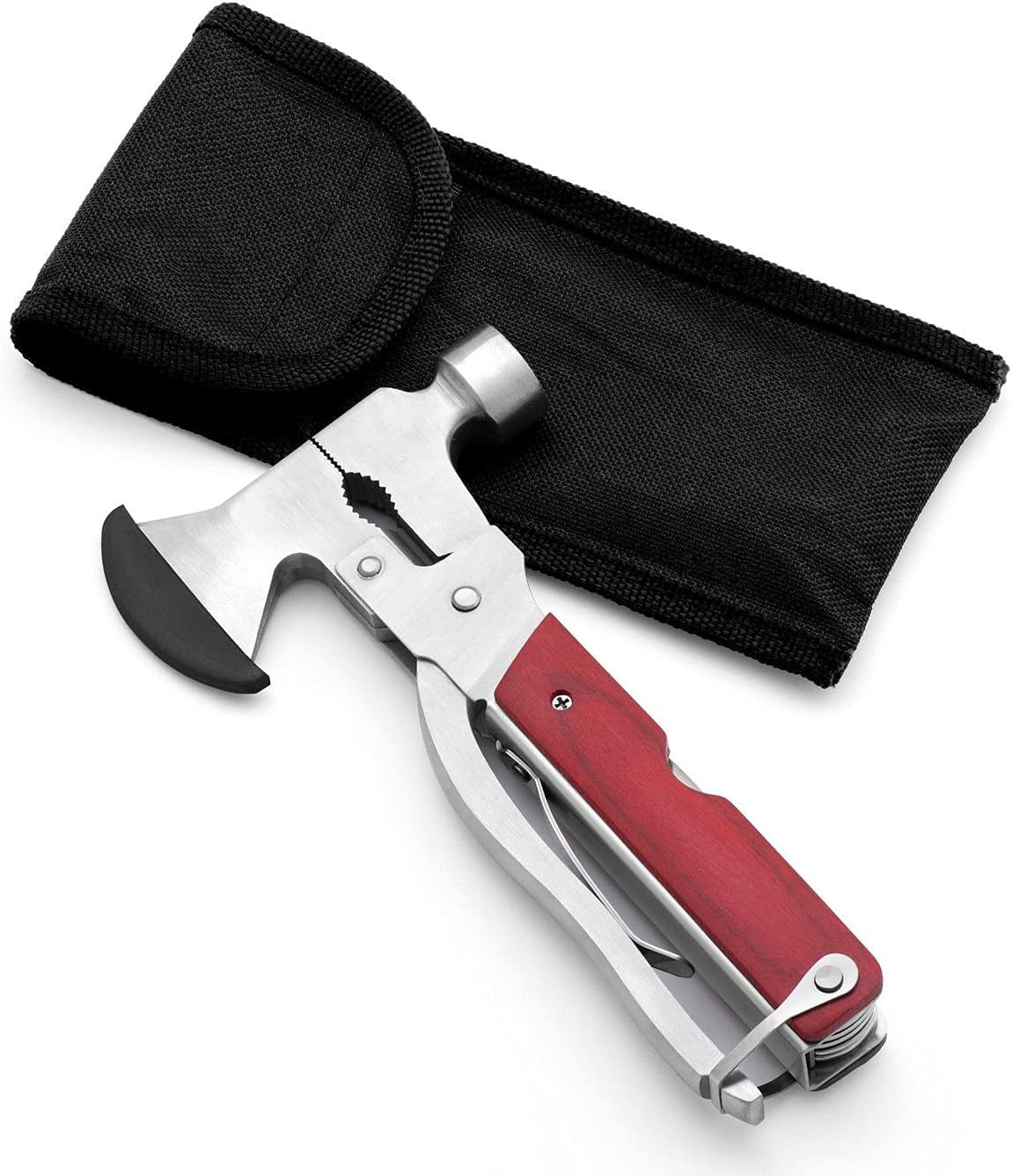 Maverton Multifunktionstool mit Gravur - kompaktes Multi-Tool - personalisiert - aus Edelstahl + Hol - Image 4