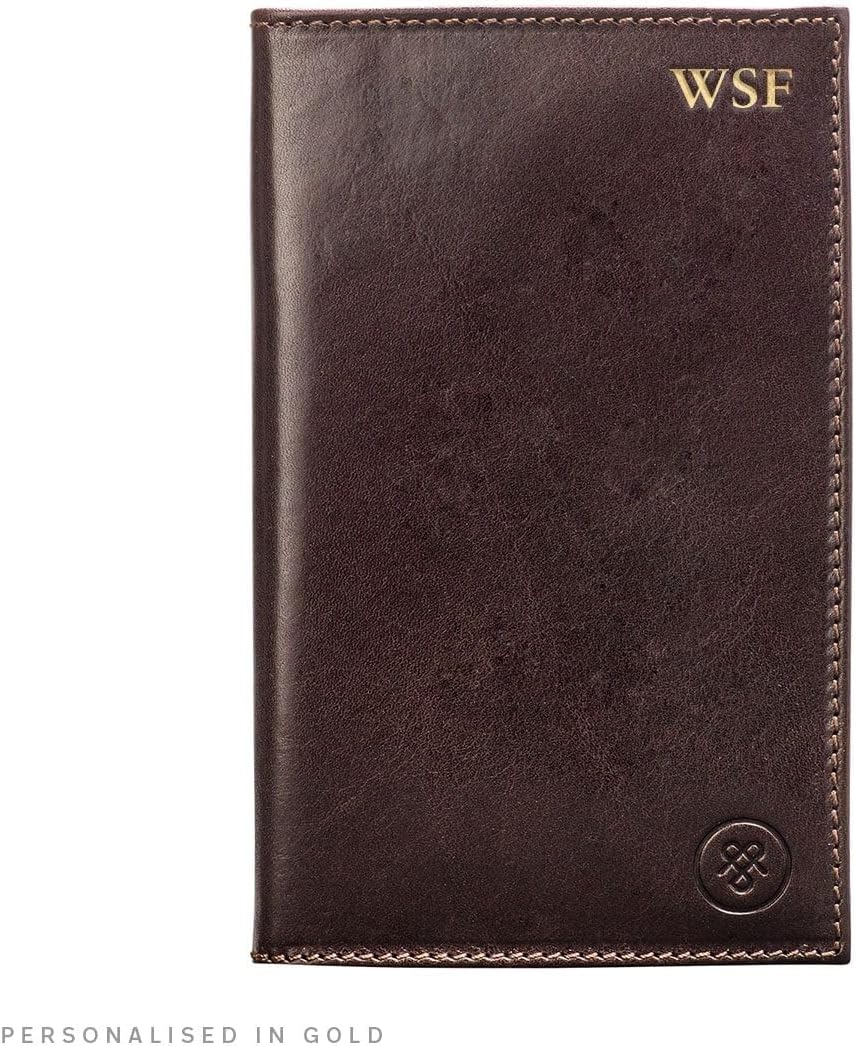 Maxwell Scott - Personalisierte Luxuriöses Golfkartenhalter aus Leder für Männer - Handgefertigt aus - Image 6