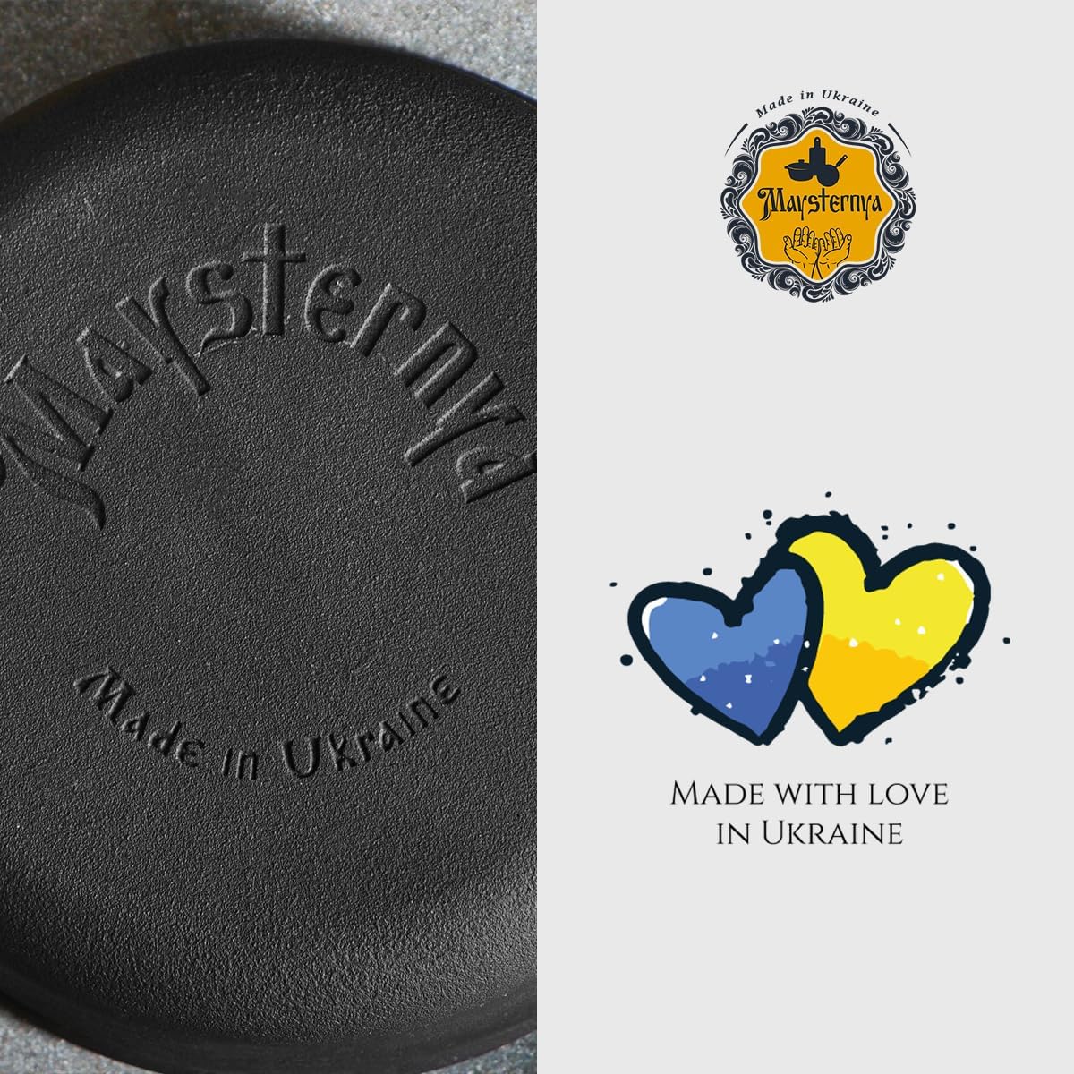Maysternya™ Gusseisen Dutch Oven - Outdoor cooking - BBQ Bratpfanne Gusseisen - Schwarz (6 Liter), 6 - Image 7