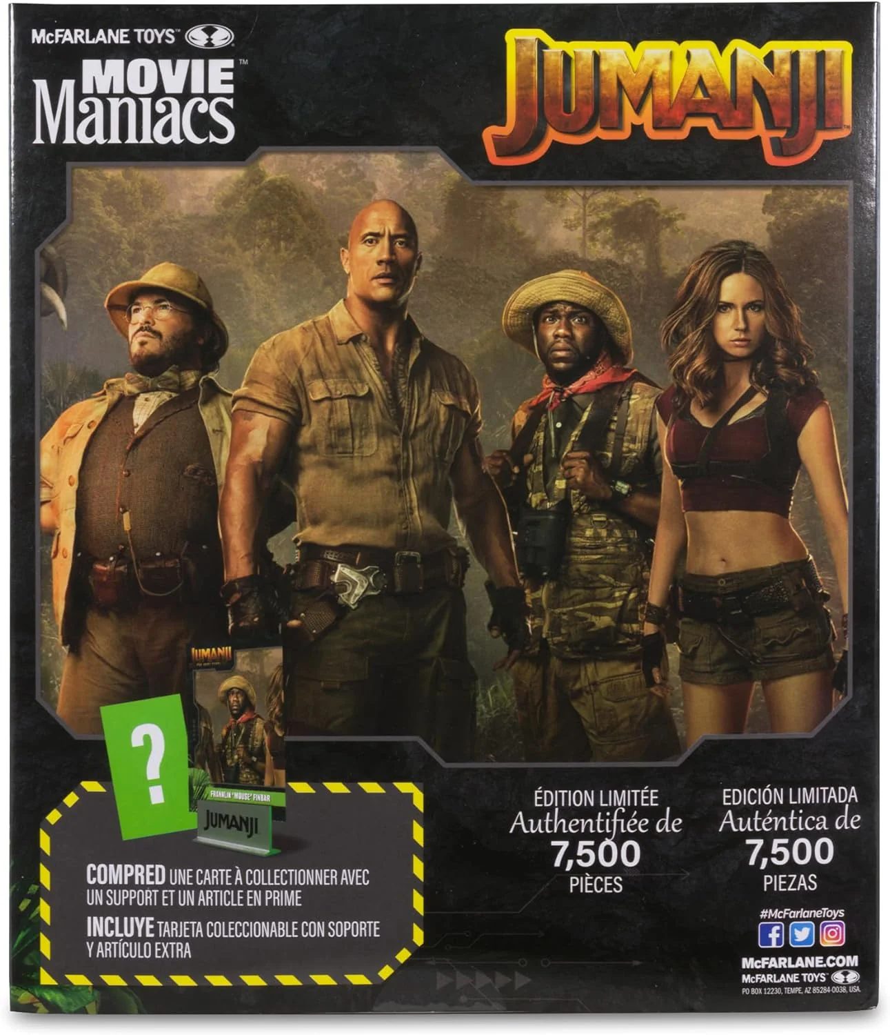 McFarlane Toys Movie Maniacs Mouse 15,2 cm grosse Figur – Jumanji: The Next Level Sammlerstück mit e - Image 7