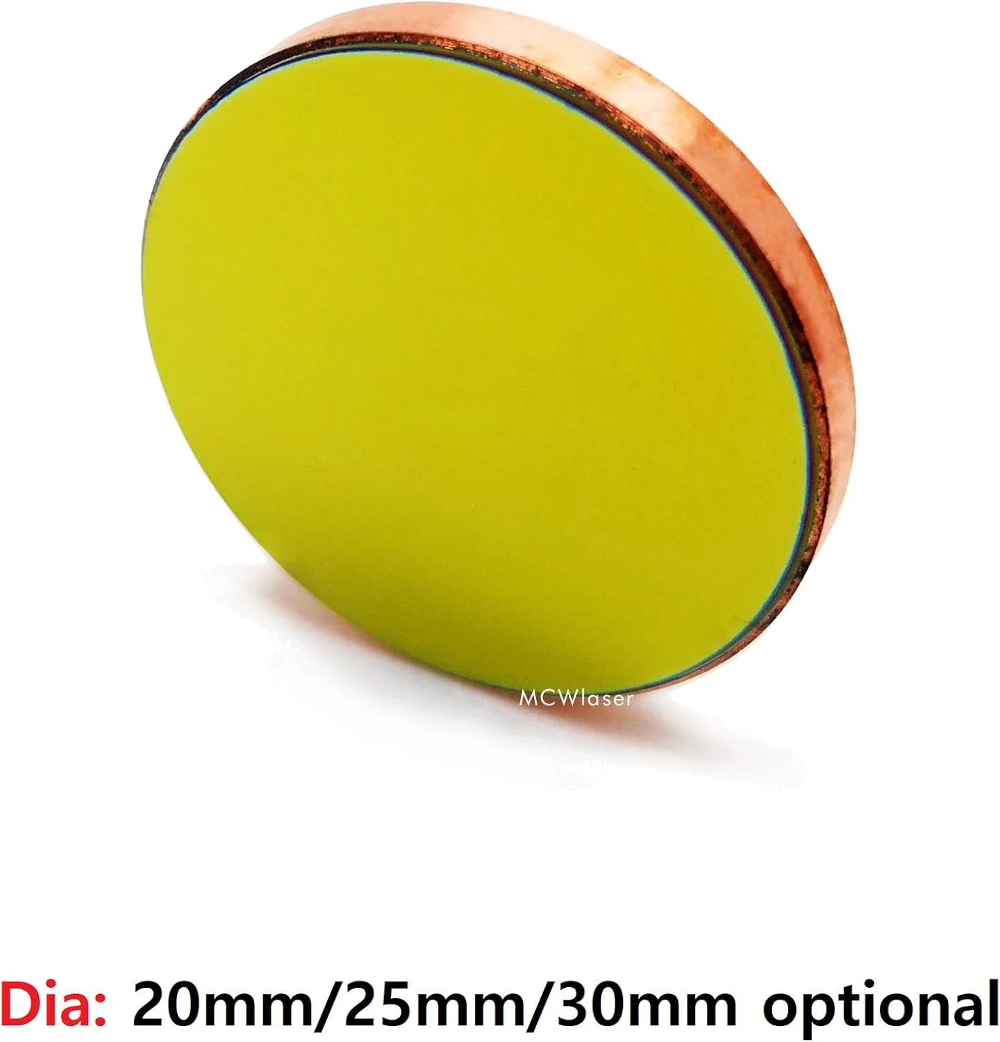 MCWlaser Cu Kupfer CO2 Laser Spiegel Reflexions Mirrors 1 STÜCKE Durchmesser: 20mm für 10,6um High P - Image 3