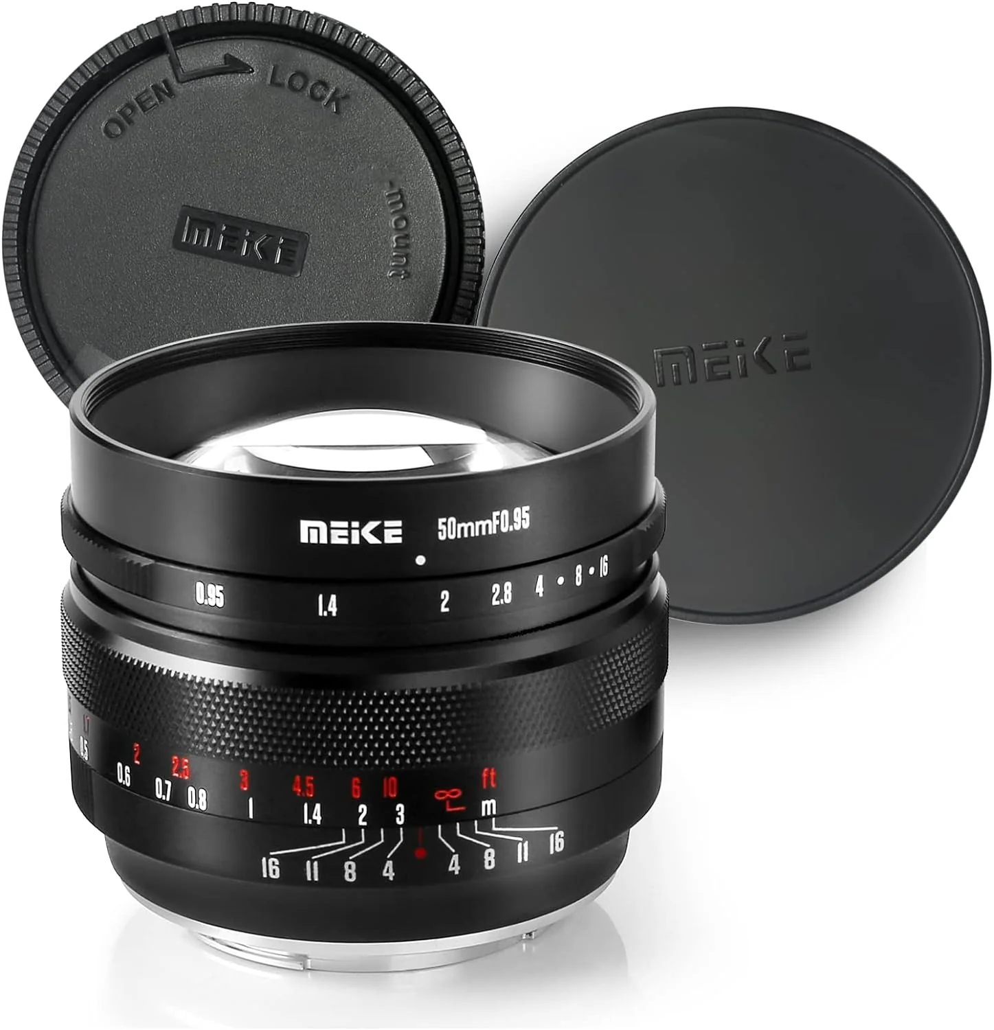 Meike 50mm f0.95 Grosse Blende Manueller Fokus Objektiv Kompatibel mit Canon RF Mount Kameras EOS R - Image 5