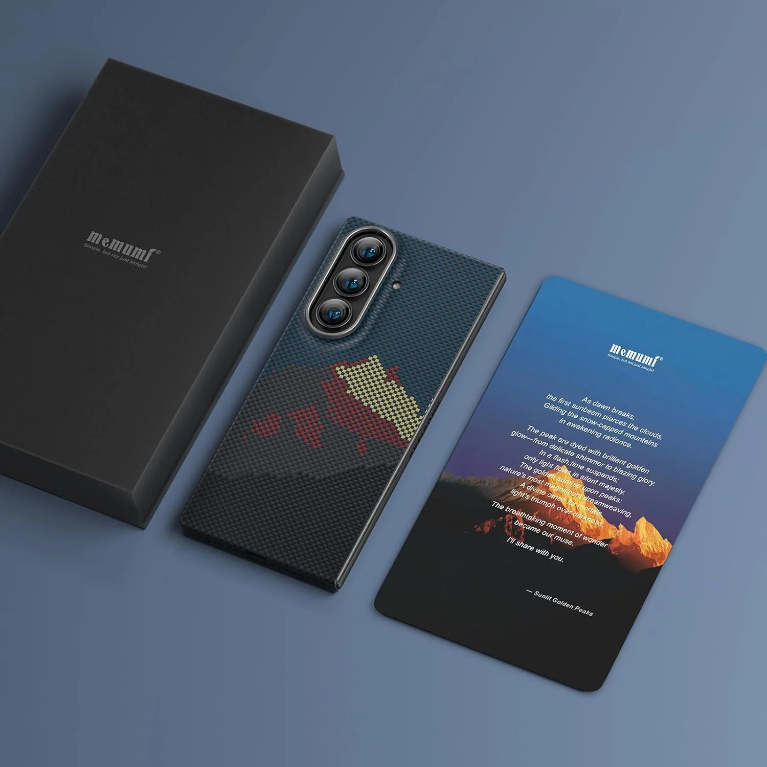memumi 𝗨𝗽𝗴𝗿𝗮𝗱𝗲𝗱 Magnetische Carbon Hülle für Galaxy Z Fold 7, [mit Schutzfolie] kompatibel mit Mag-S - Image 8