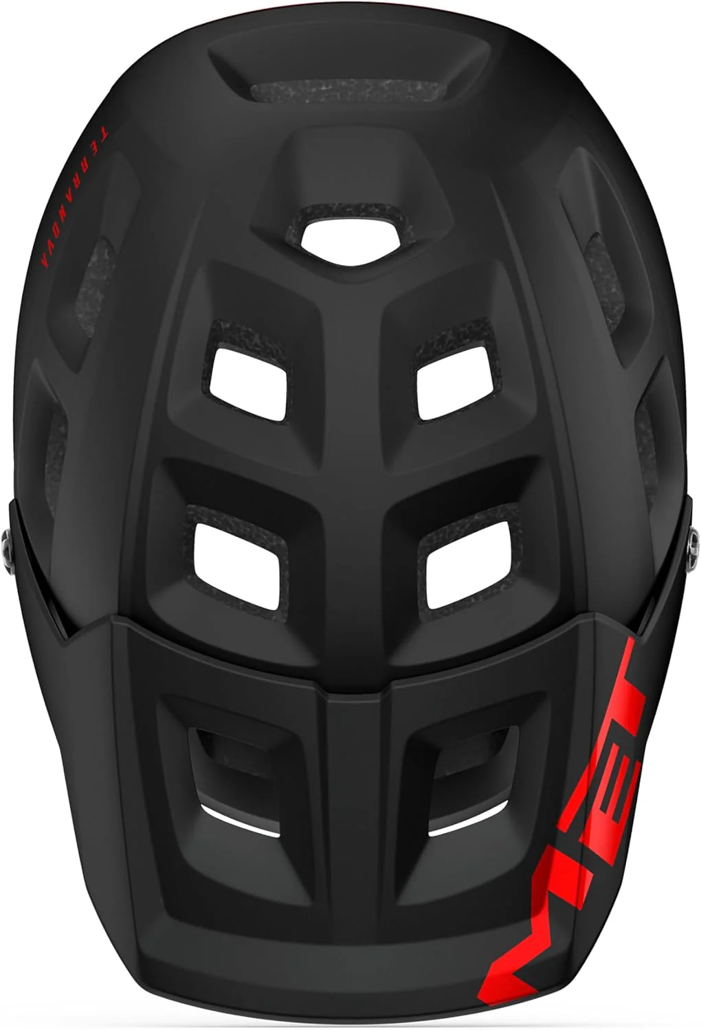 MET Fahrradhelm Terranova 2020 rot schwarz / rot S, schwarz / rot S - Image 4