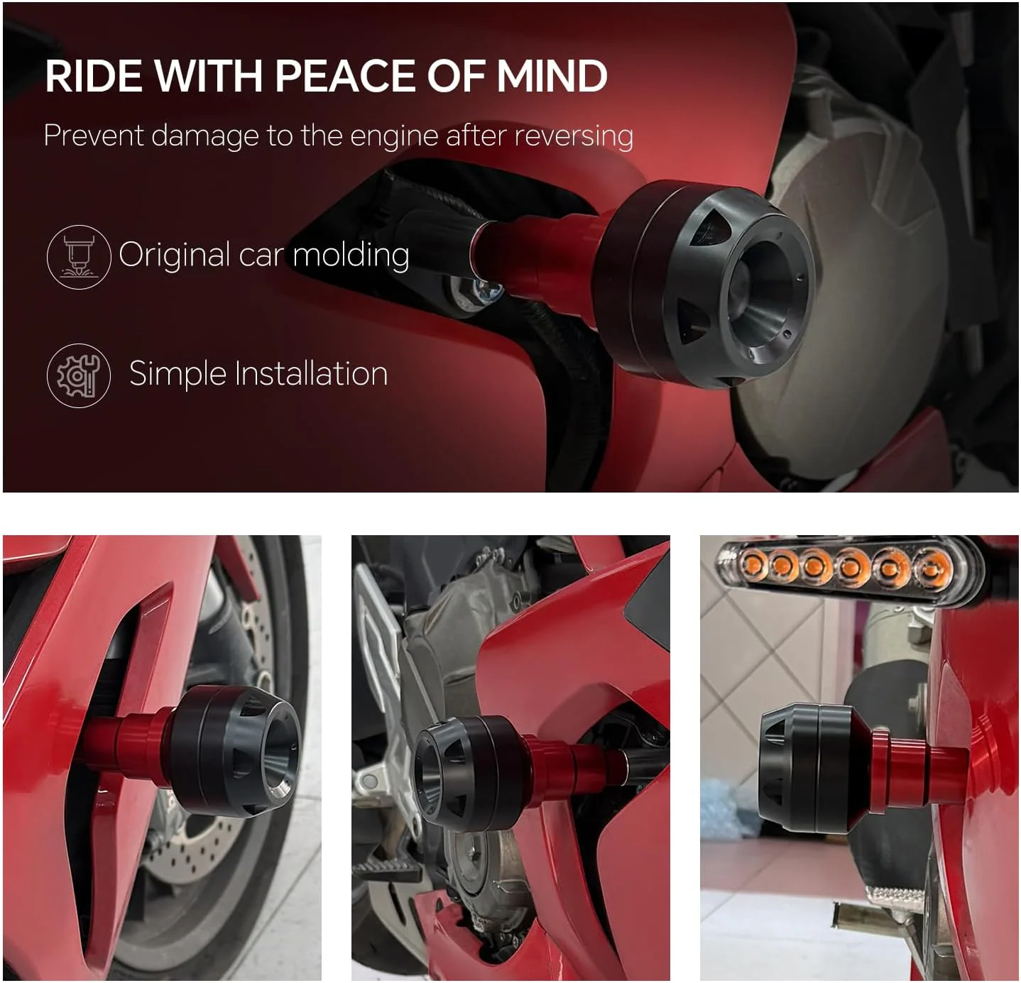 MFGZD Motorrad Sturzpads Sturzschutz Zubehör Für ZX-6R ZX10R R3 R25 MT09 MT03 MT01 FZ1 FZ6 FZ6R FZ8 - Image 4