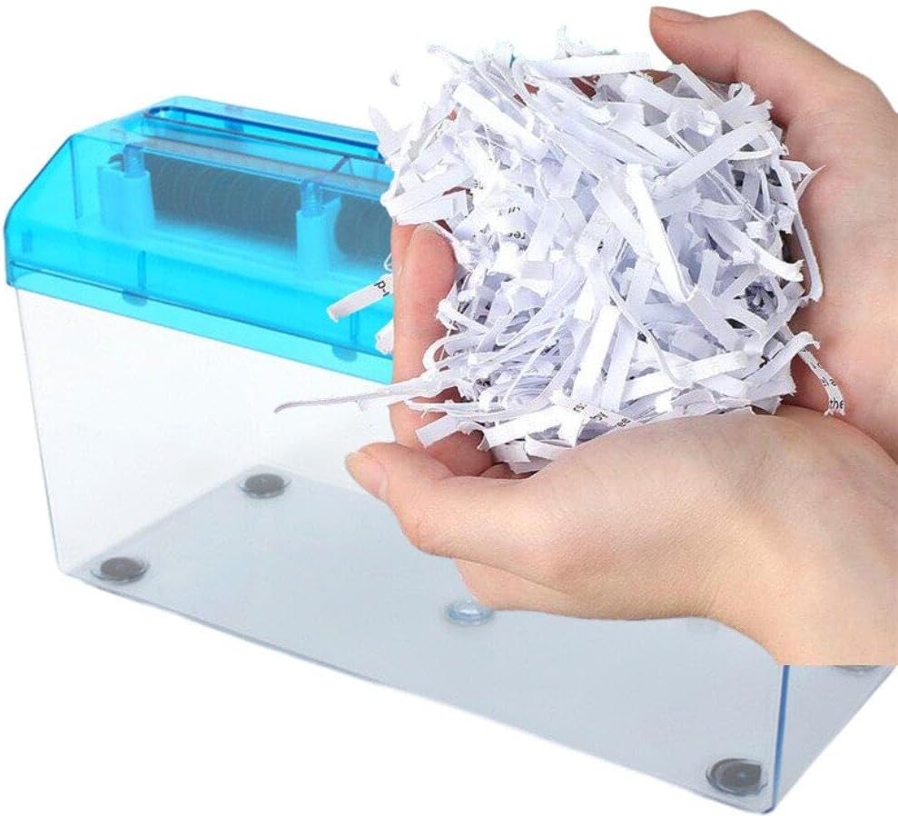 Mini Hand Shredder Tragbares A4 Papier Shredder Manual Shredder Dokumente Papier Schneidwerkzeug Hom - Image 2