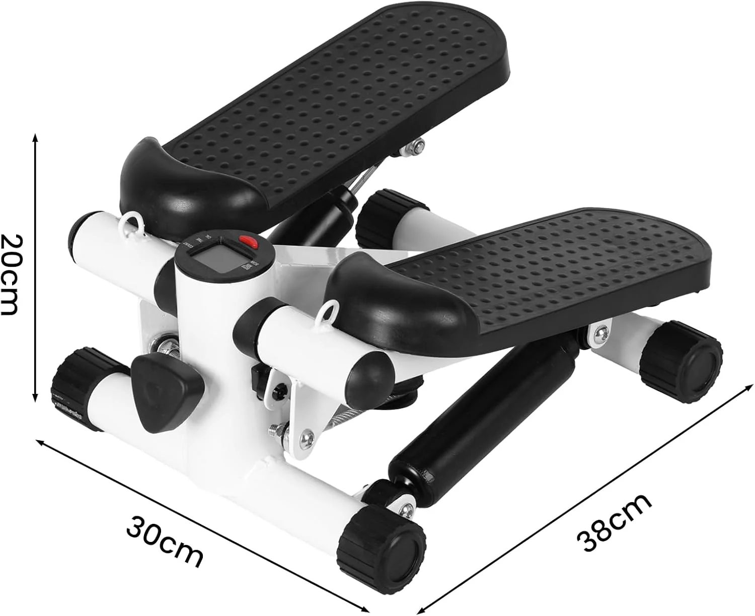 Mini-Stepper, Übungsstepper mit Widerstandsbändern, LCD-Display, luftbetriebener Treppenstepper, Ger - Image 6