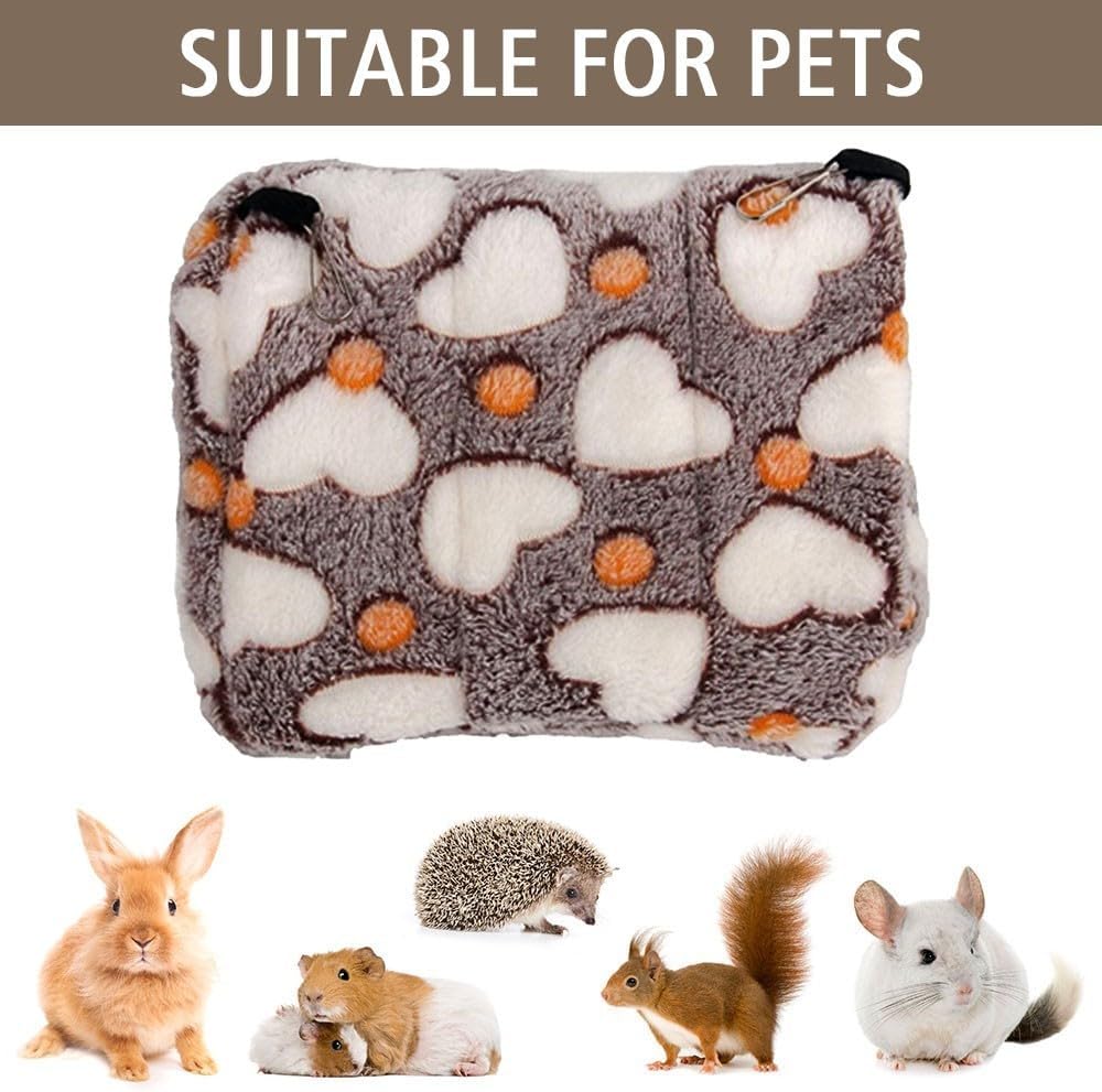 MiOYOOW Meerschweinchen Bett, Hamsterhaus Haustier Schlafsack Höhle Nest Kissen Weiche Warme Haustie - Image 4