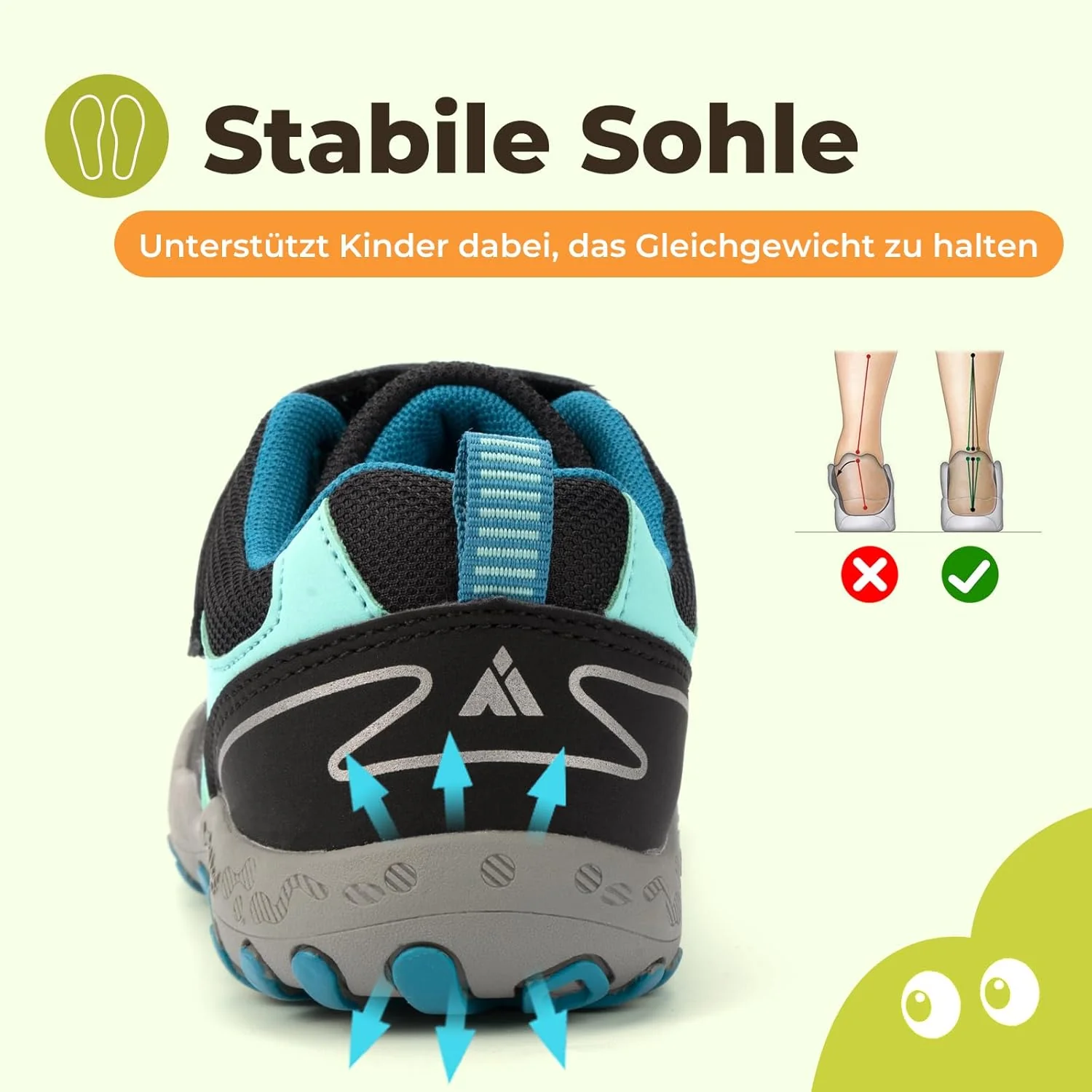 Mishansha Unisex-Kinder Turnschuhe Trekkingschuhe Mädchen Wanderschuhe Outdoor Sportschuhe 24-38 29 - Image 5