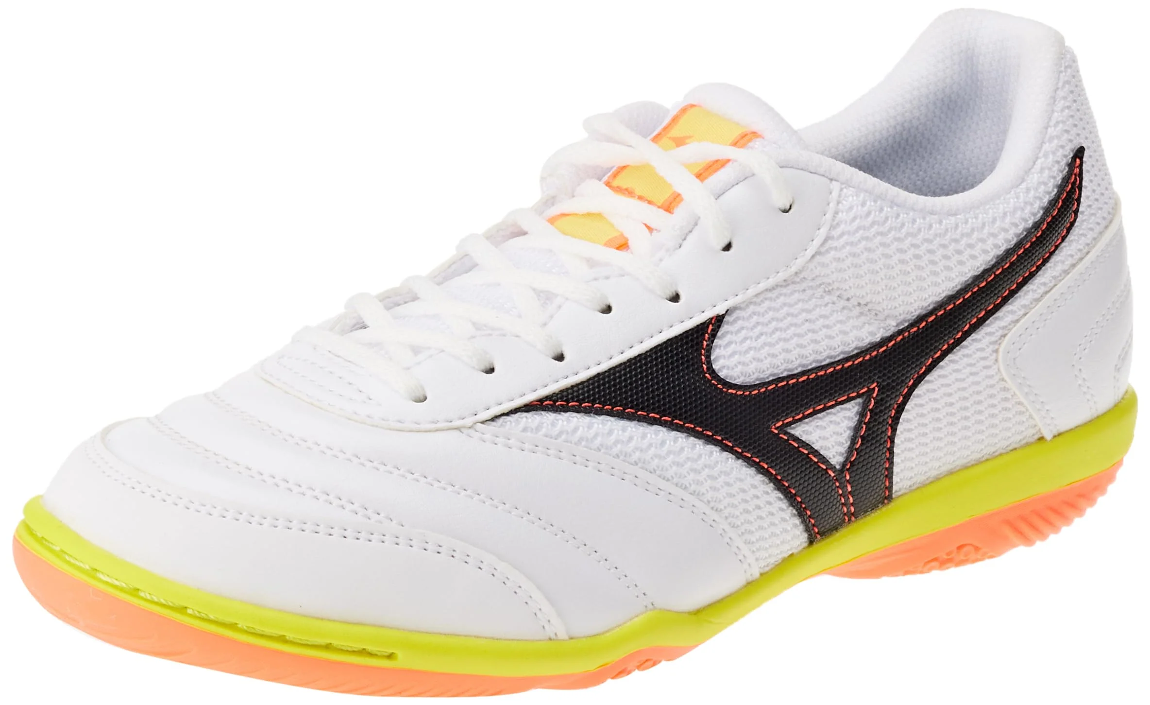 Mizuno Unisex MRL Sala Club in Futsal-Schuh 42 EU Weiss Schwarz, 42 EU Weiss Schwarz