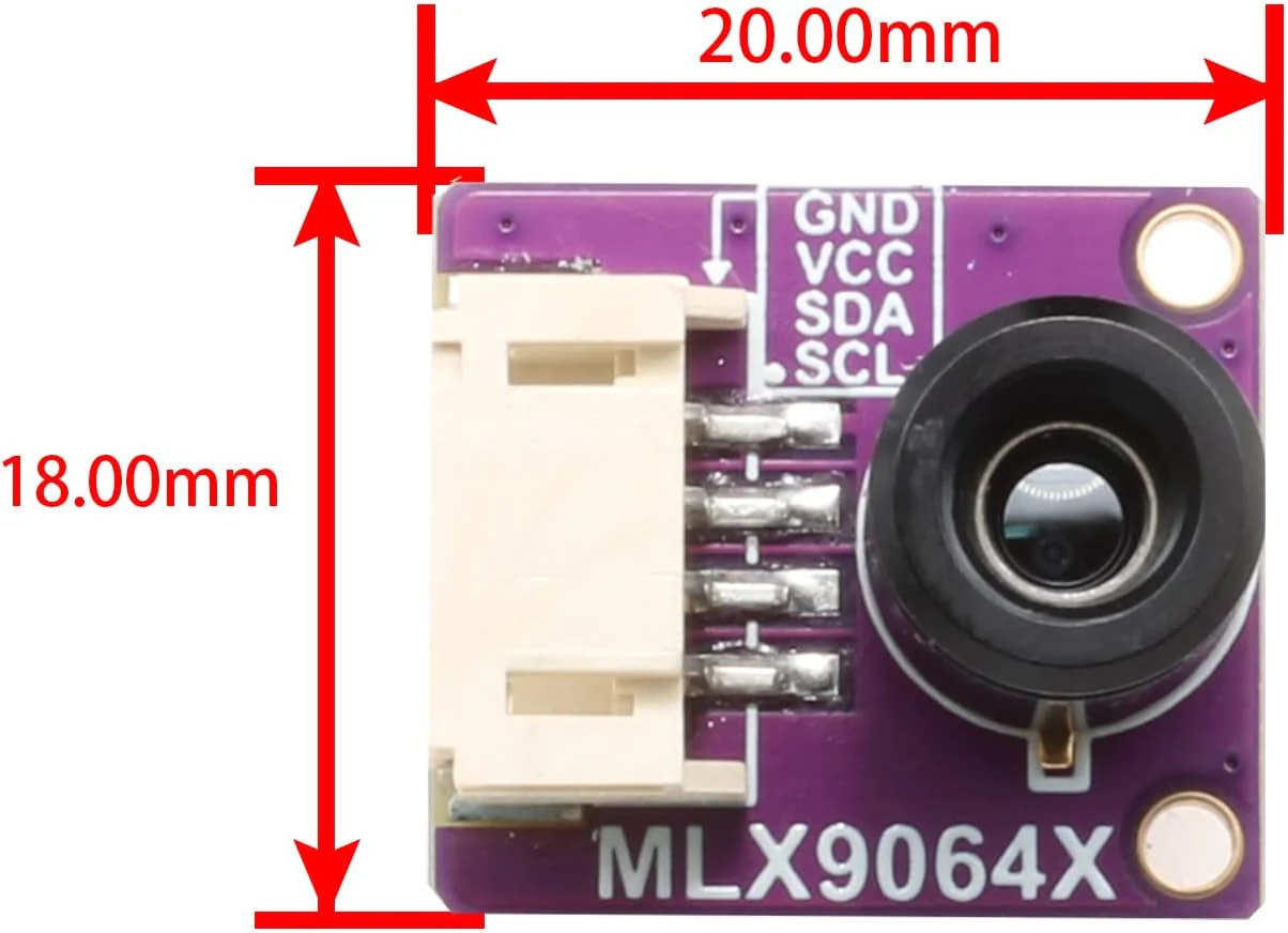 MLX90640 IR Array Thermal Imaging Camera Module for Raspberry Pi, 32 x 24 Pixels, 55° Field of View - Image 8