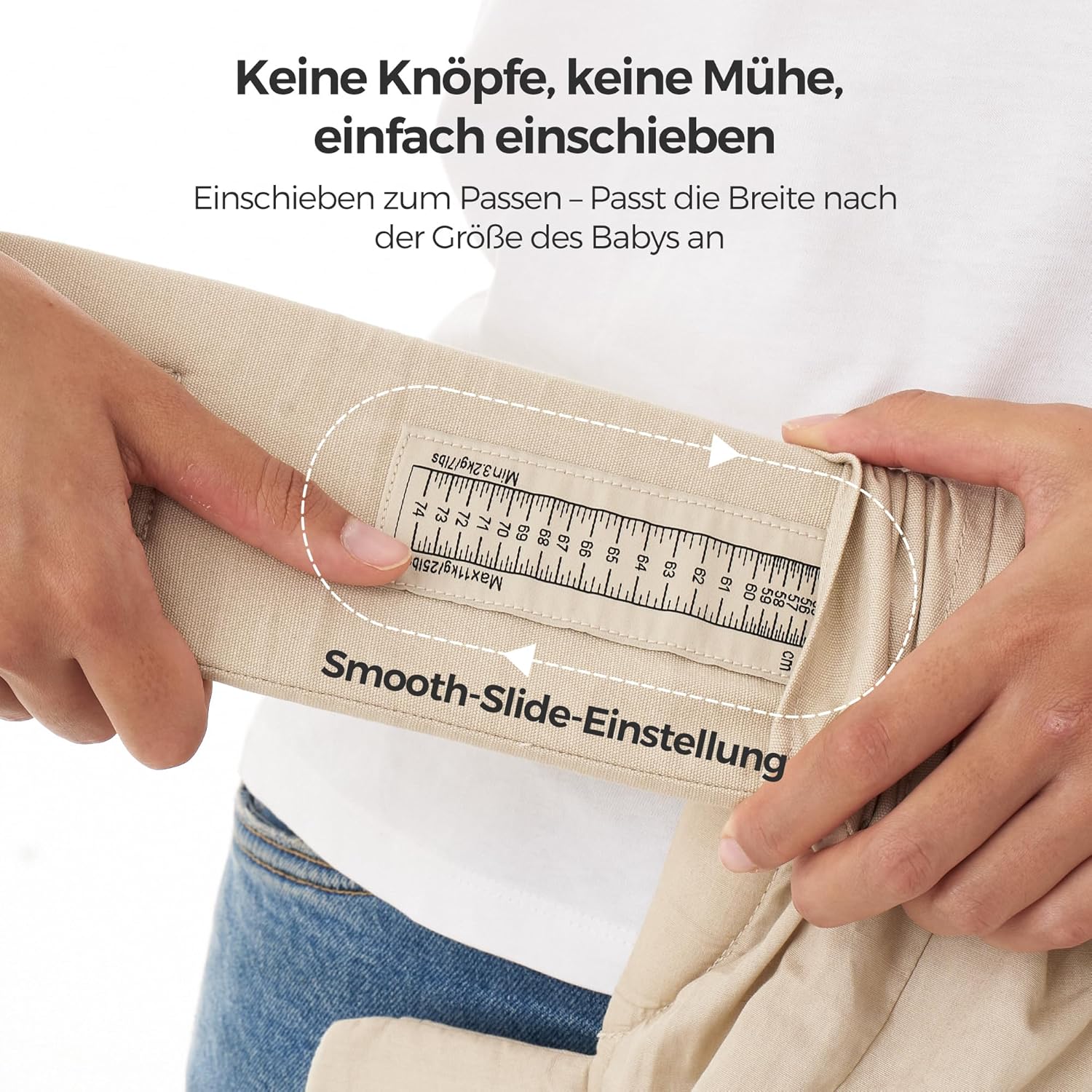 Momcozy Babytrage Neugeborene ab Geburt | Ergonomische Tragehilfe mit Nackenstütze | Leicht & sicher - Image 3