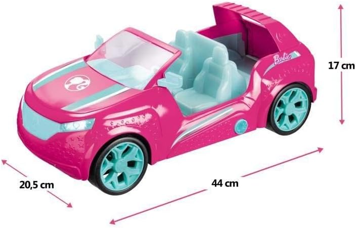 Mondo Motors 63647 Barbie Cruiser, ferngesteuertes Auto für Kinder mit Platz für 4 Puppen, 45 x 21 x - Image 2