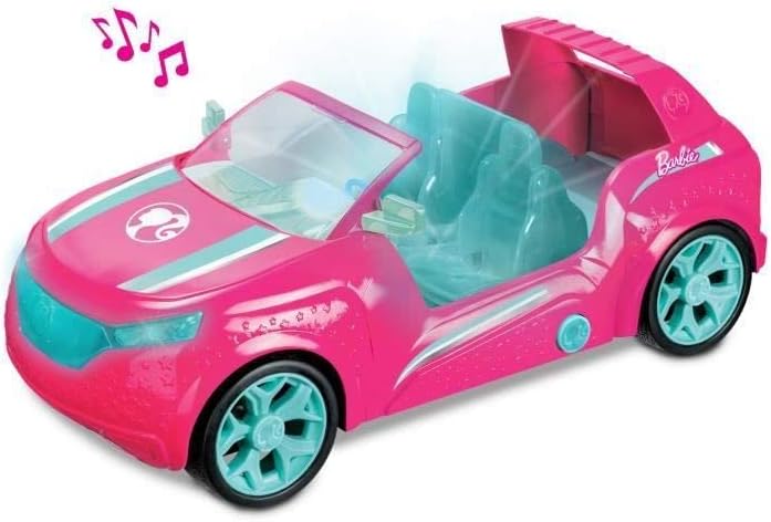 Mondo Motors 63647 Barbie Cruiser, ferngesteuertes Auto für Kinder mit Platz für 4 Puppen, 45 x 21 x - Image 4