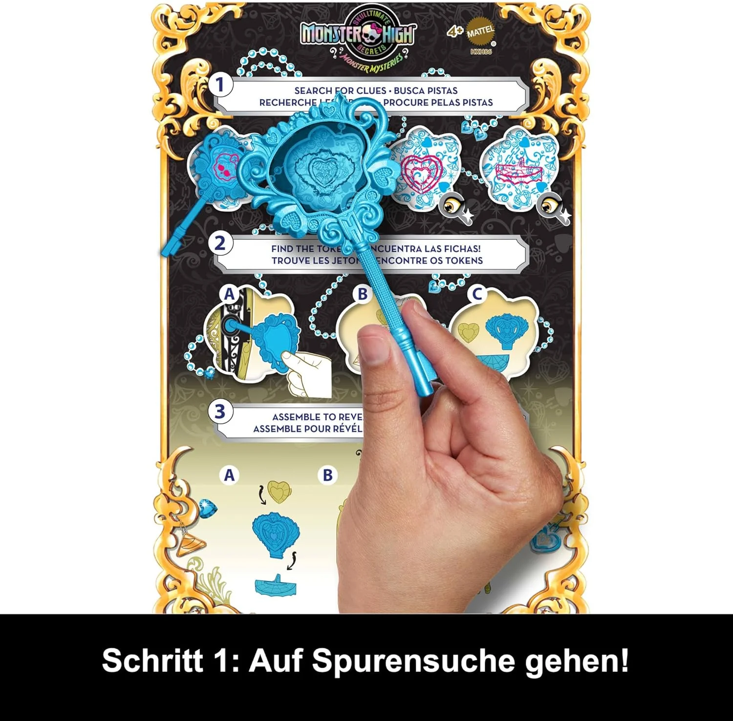 Monster High Skulltimate Secrets Puppen- und Accessoire-Set, Monster Mysteries Cleo De Nile mit Klei - Image 3