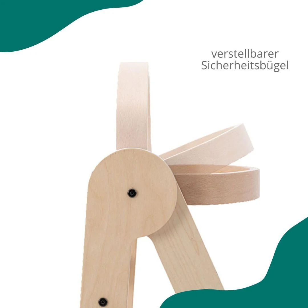 Montessorianischer Lernturm, faltbar, vielseitig einsetzbar, aus natürlichem Birkenholz mit 3 verste - Image 8